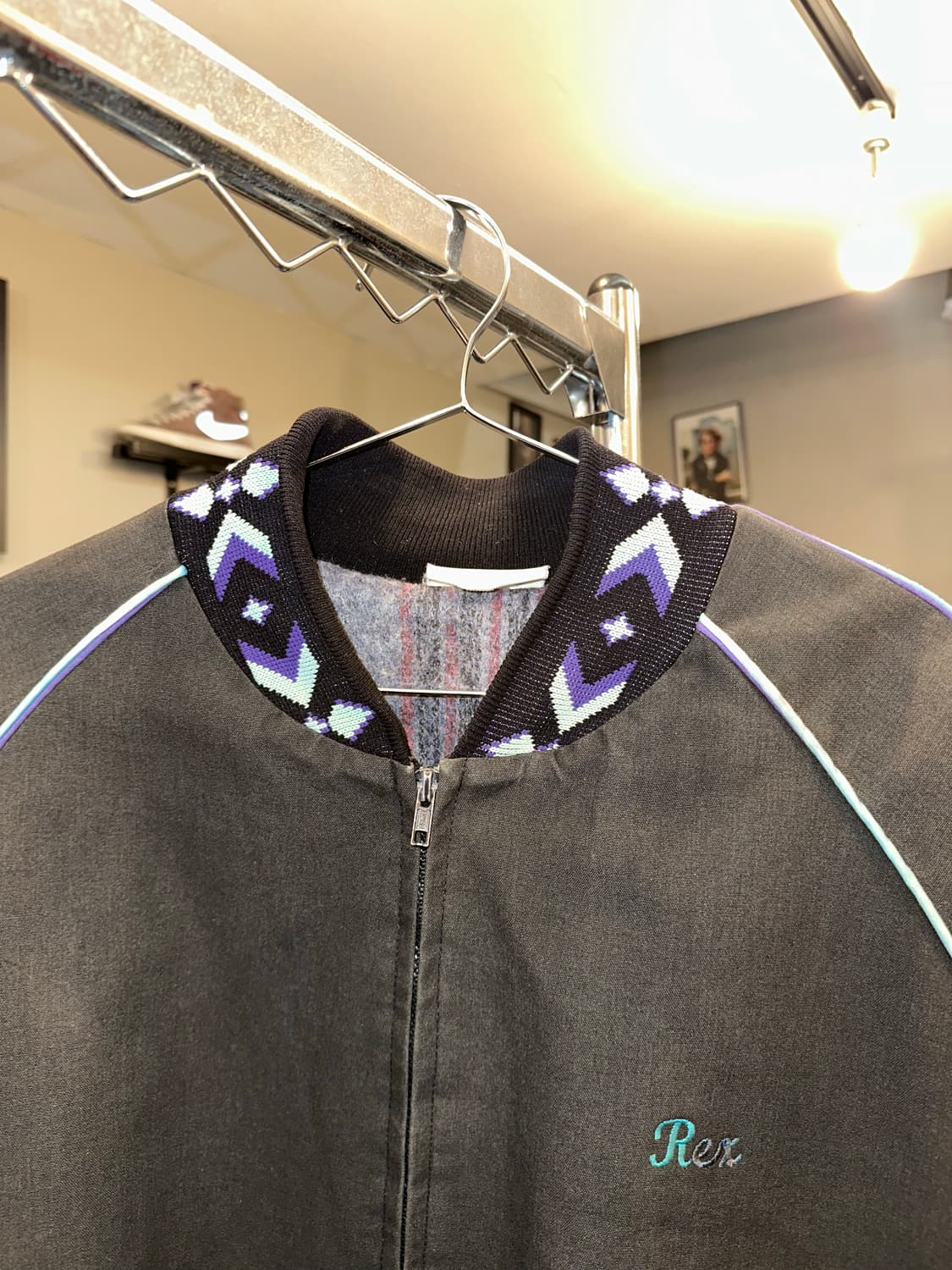 90’s American Aztec blanket work jacket 상품이미지4