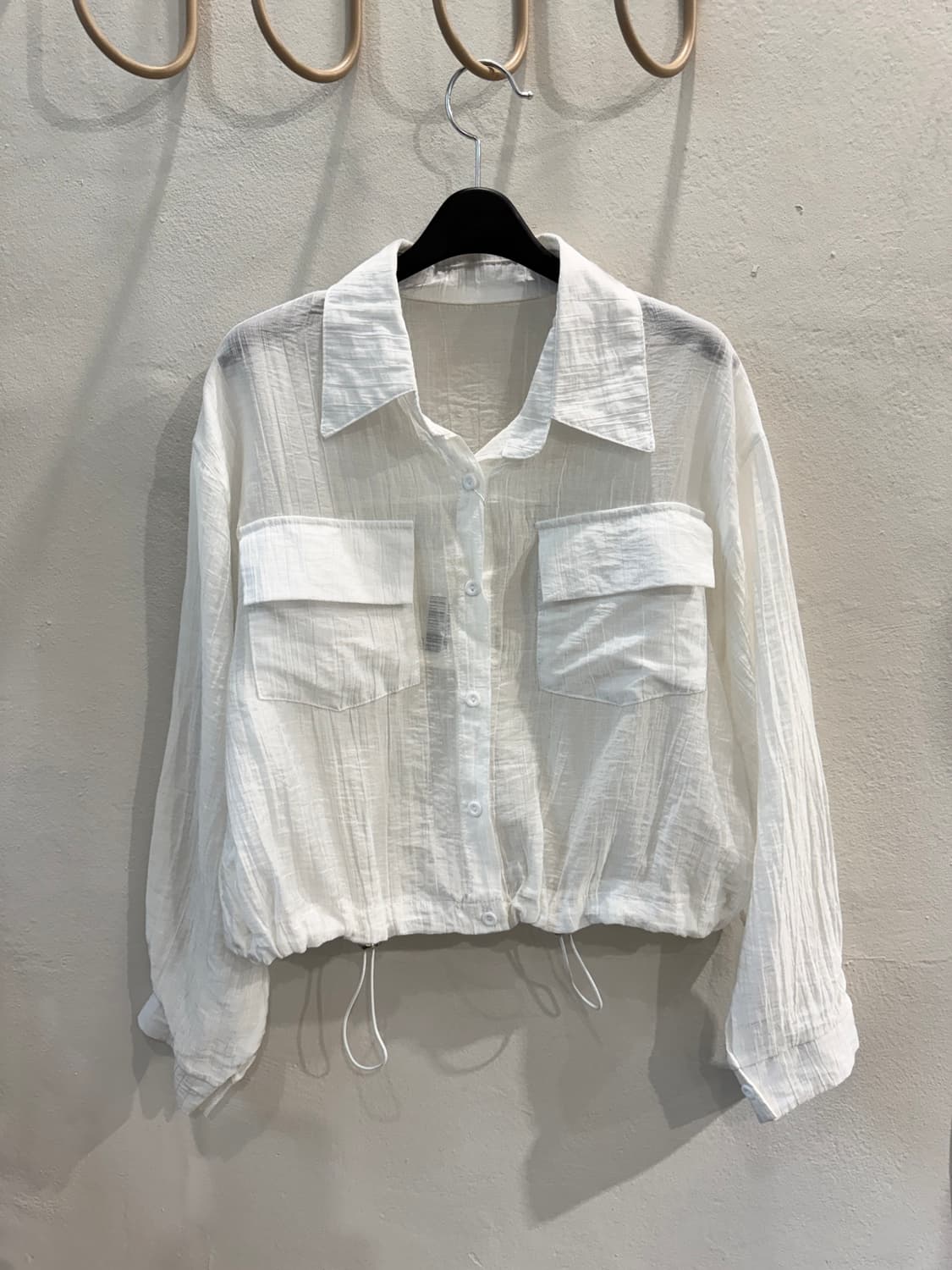vintage 스트링 크롭 썸머자켓 상품이미지1