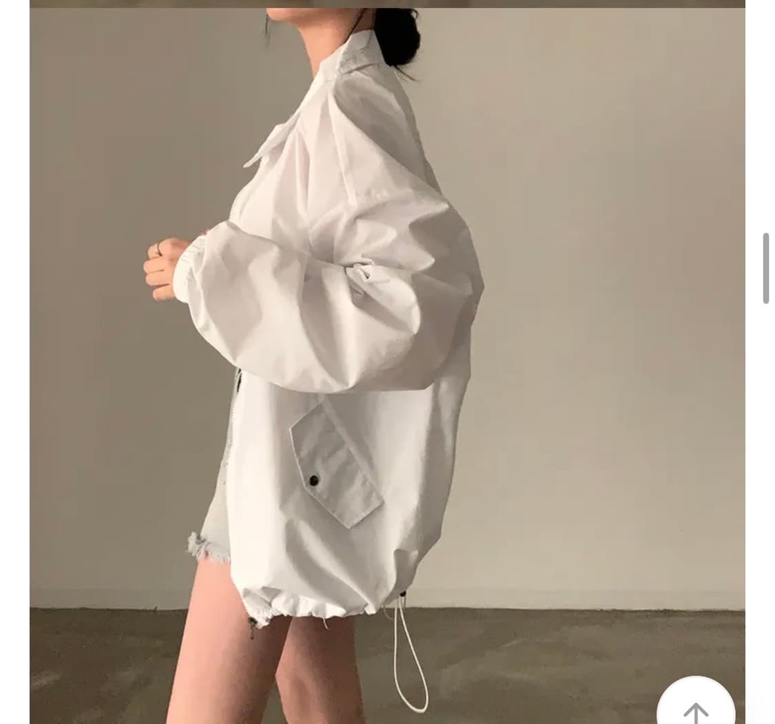 에이블리 남여공용 카라 윈드 바람막이 자켓 (새상품) 상품이미지4