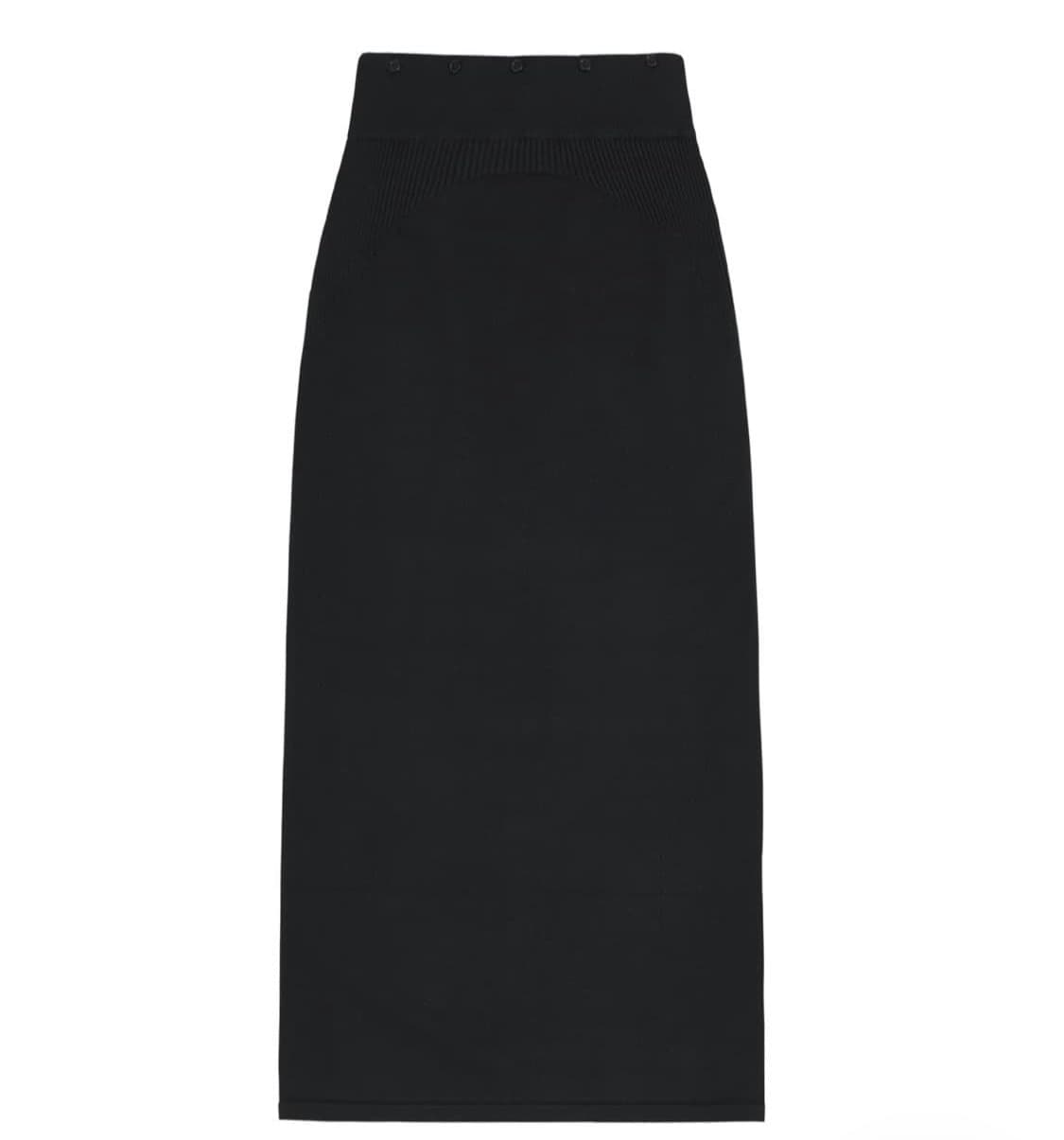 오호스 Fluid Knit Skirt 01/ Black 판매합니다 상품이미지1