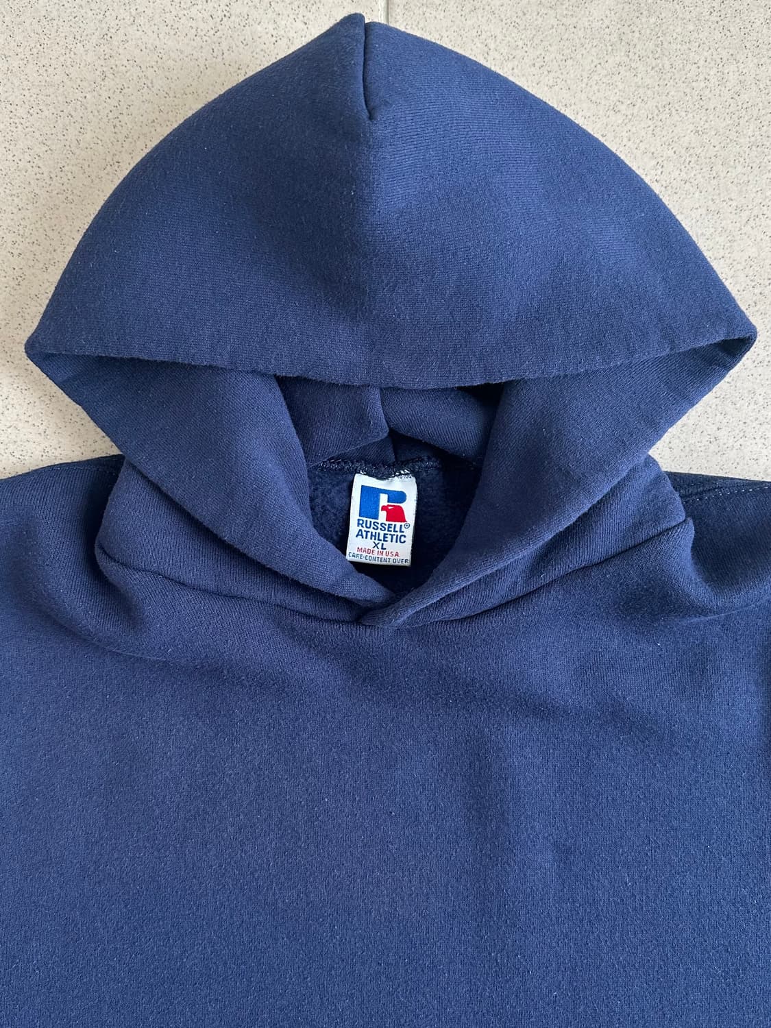 90s 빈티지 러셀 후드 네이비 XL USA 상품이미지6