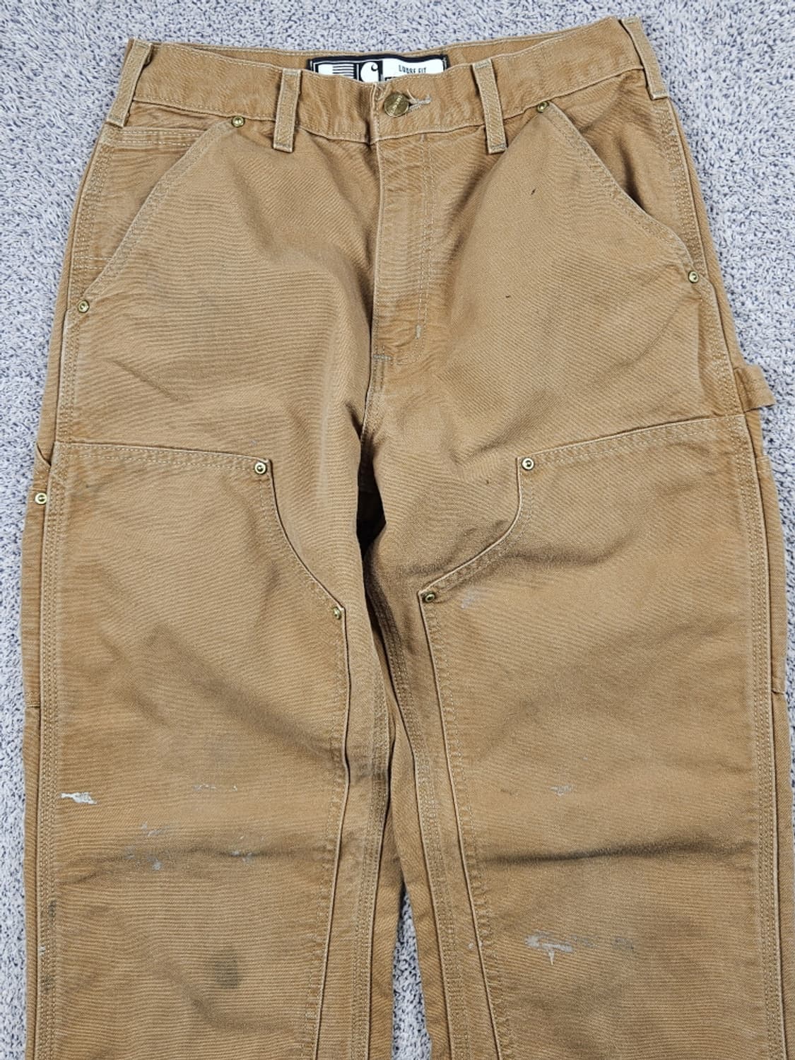 칼하트 덕 캔버스 더블니 카펜터 워크 팬츠 (29X32) / 10395 상품이미지5