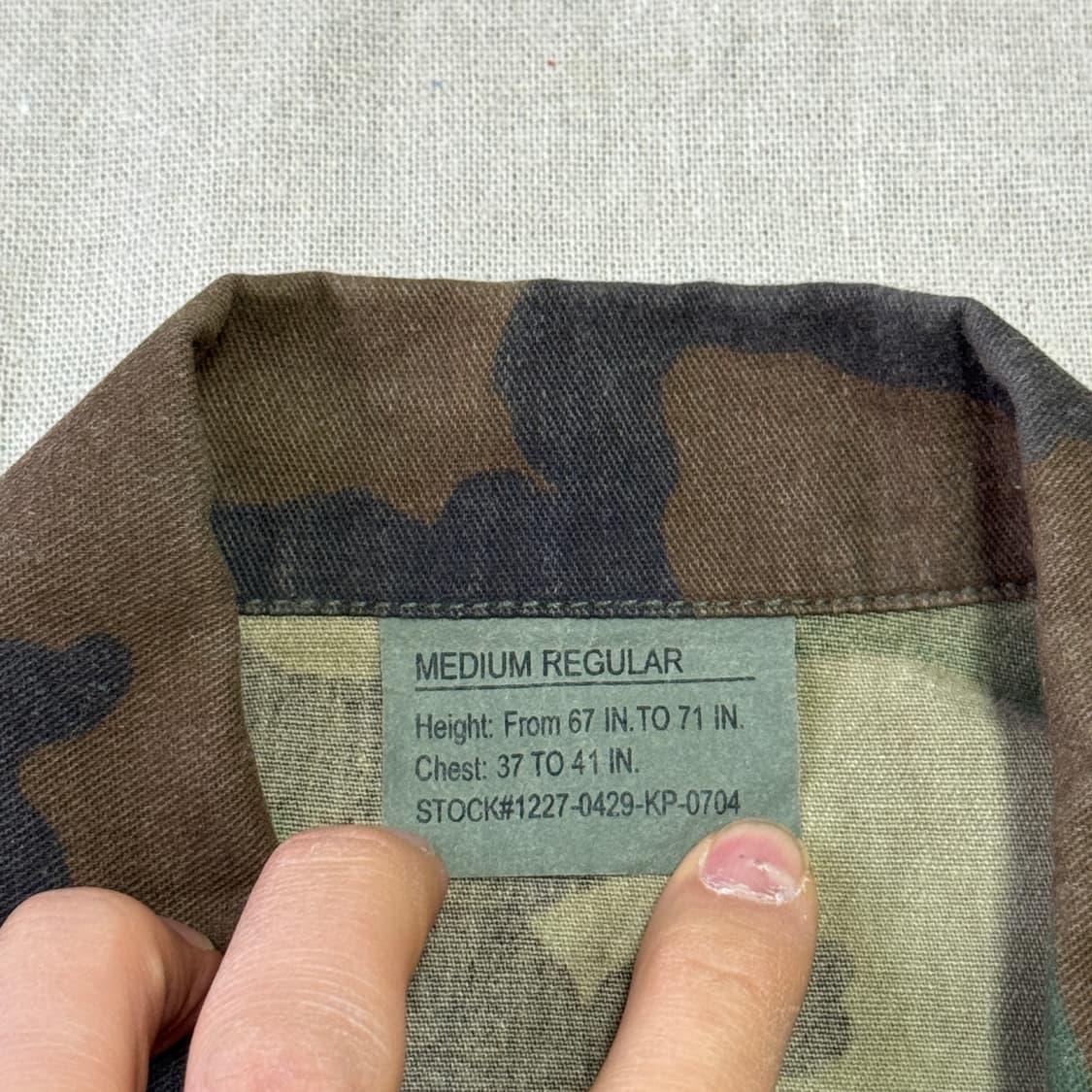 칸예 파블로 머천다이즈 백로고 카모자켓 M (105) 상품이미지7