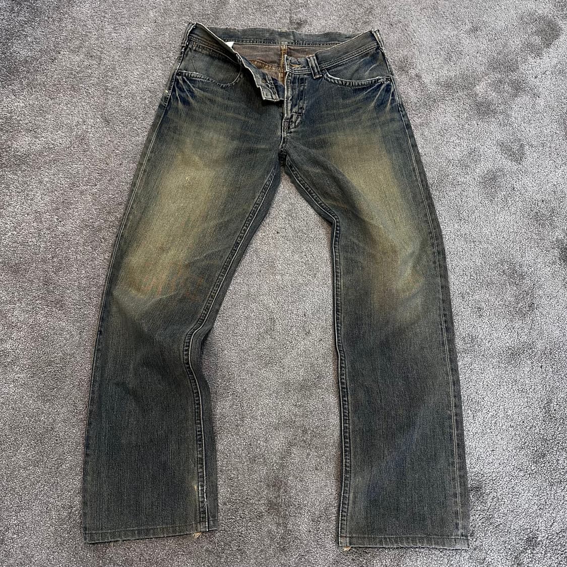 랭글러 빈티지워싱 루즈 스트레이트 데님 팬츠(34) 상품이미지4