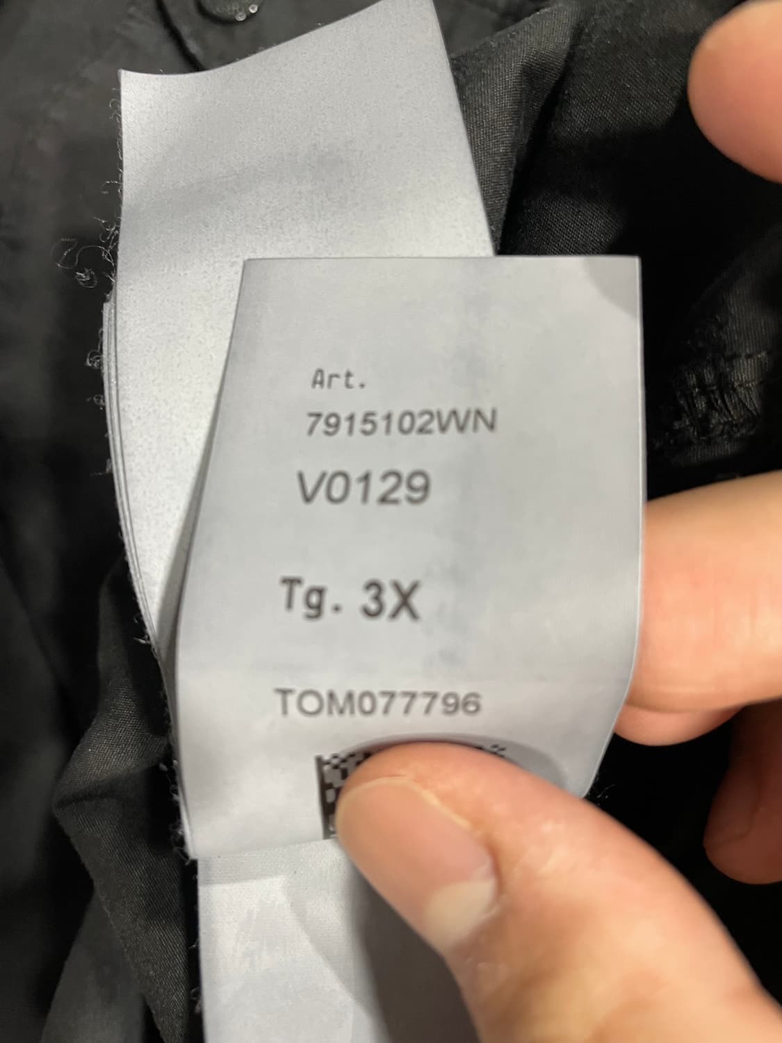 스톤아일랜드 가먼트다잉 오버셔츠 블랙 3XL/23FW 상품이미지5