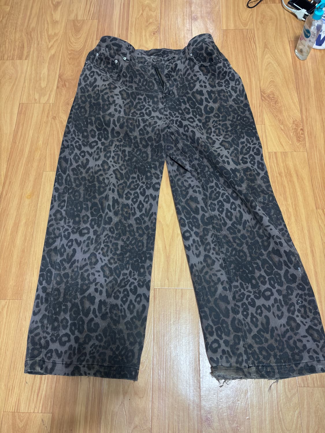 아캄 레오파드 팬츠 퍼플 2사이즈 상품이미지1