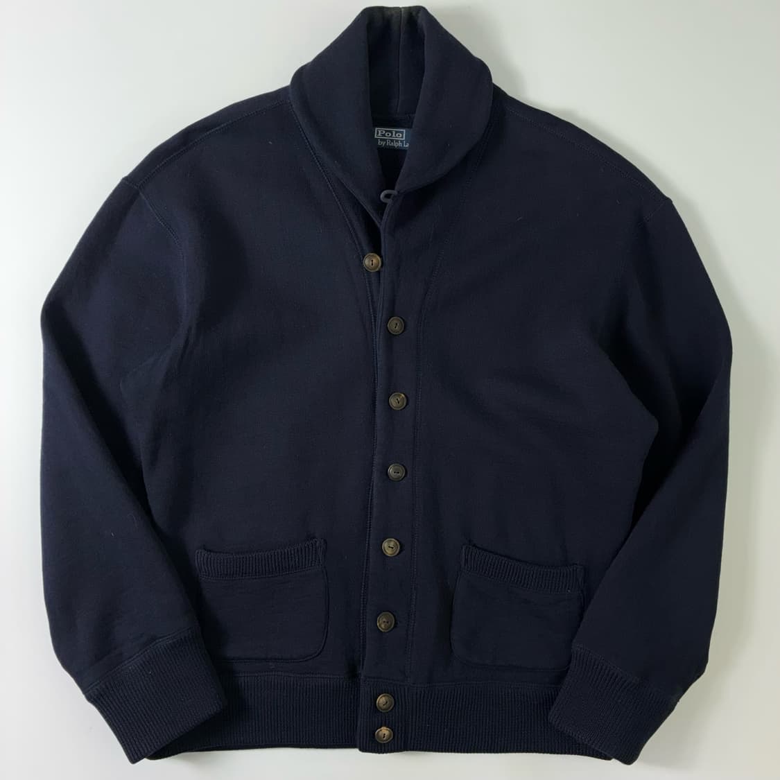 Polo  폴로 랄프로렌 네이비 숄카라 코튼 가디건  상품이미지1