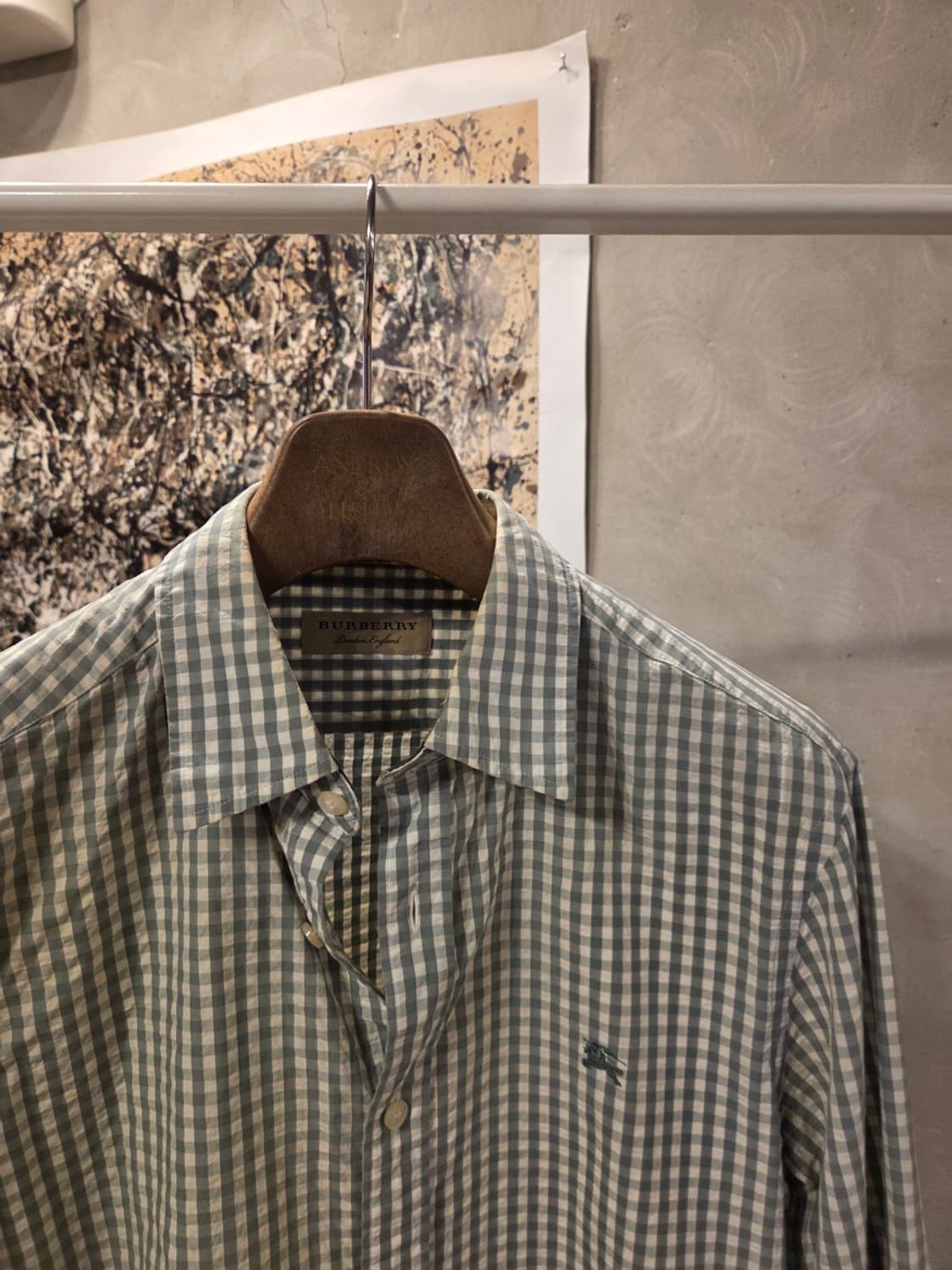 버버리 깅엄패턴 셔츠 상품이미지5