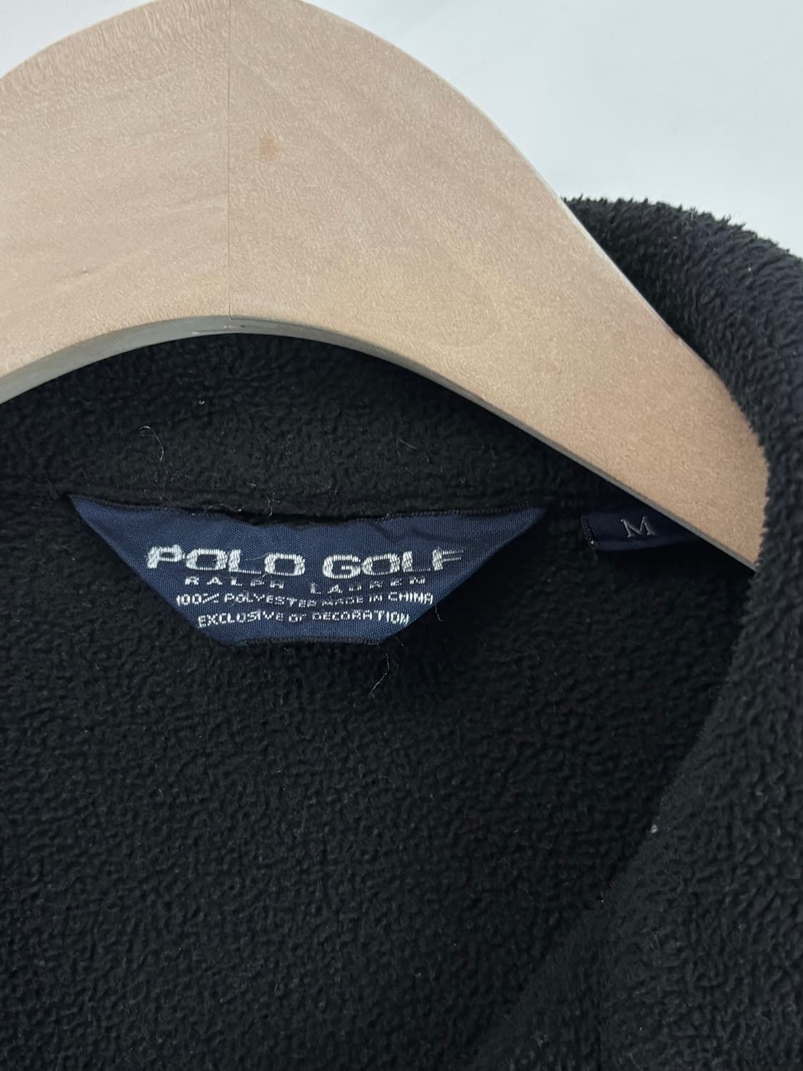 Polo 폴로 랄프로렌 골프 블랙컬러 스냅 후리스 상품이미지5