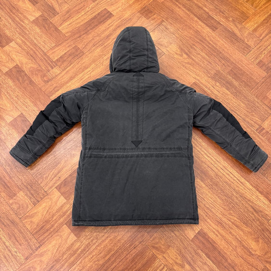 110 series 시리즈 나누크 피그먼트 워싱 구스다운 패딩 자켓  상품이미지2