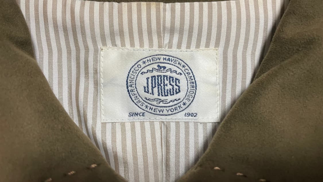 JPN 일본 빈티지 J.PRESS 웨스턴 브라운 스웨이드 인조가죽 자켓 상품이미지7