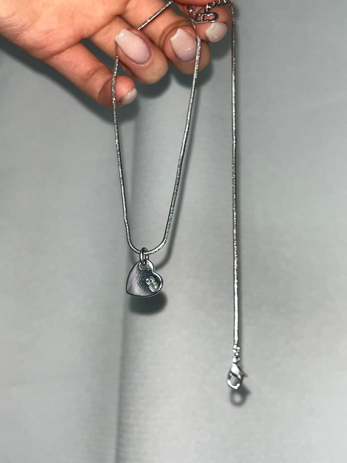 디올 하트 목걸이 상품이미지2