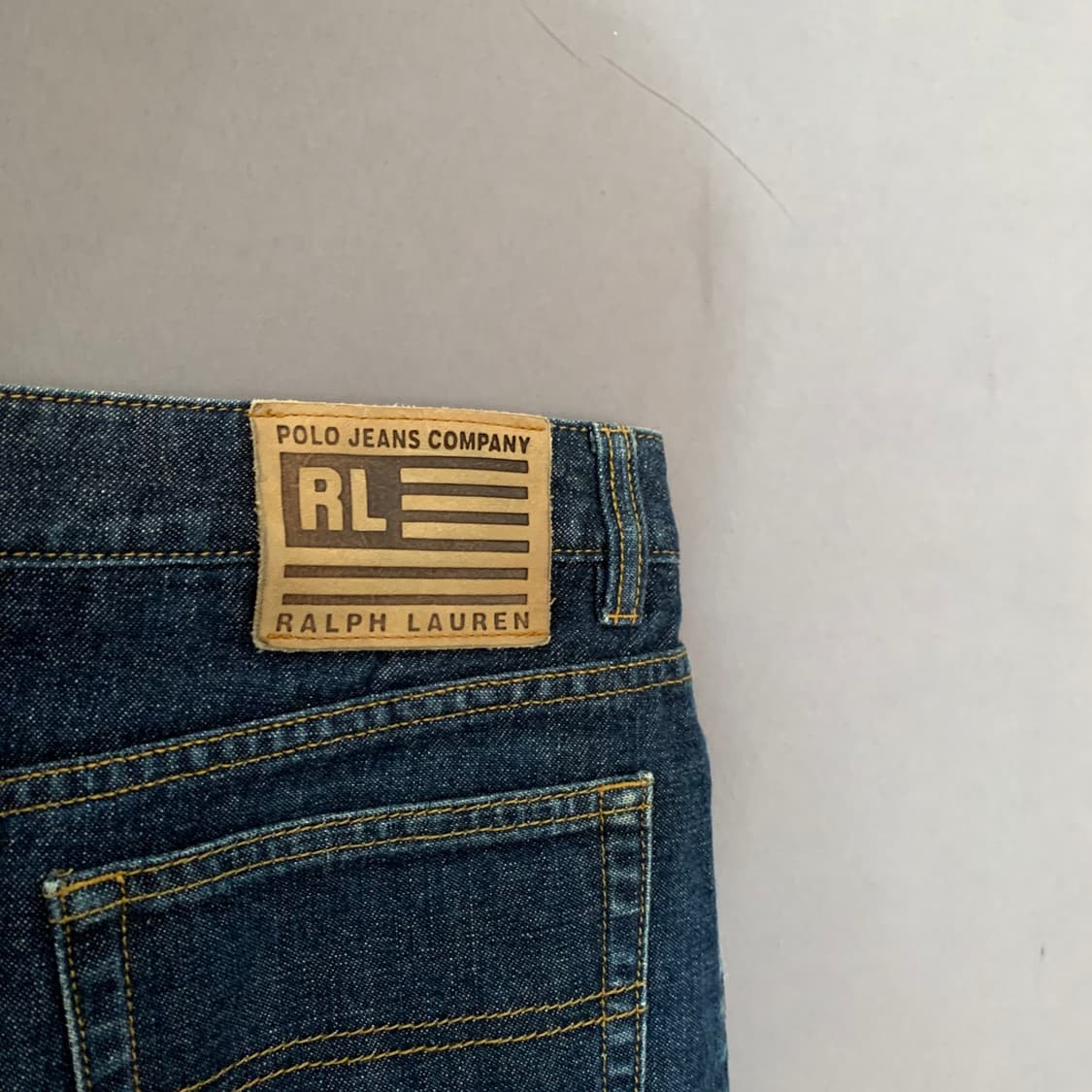 27인치 폴로랄프로렌 진스 앞트임 데님 스커트 청치마 상품이미지3