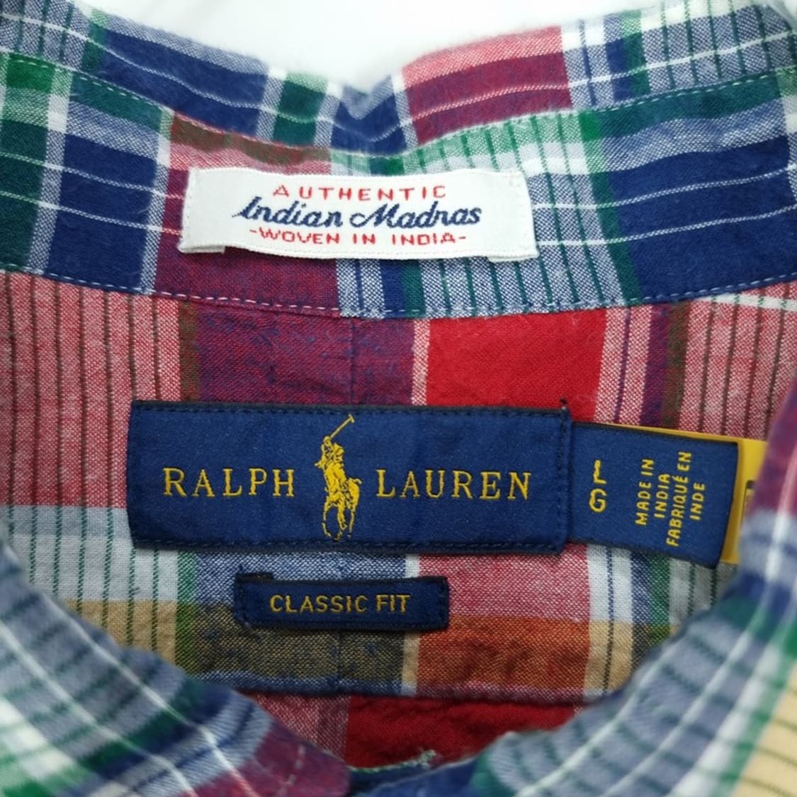 [폴로 랄프로렌] 포니 로고 자수 체크 반팔 셔츠 M20134 상품이미지8