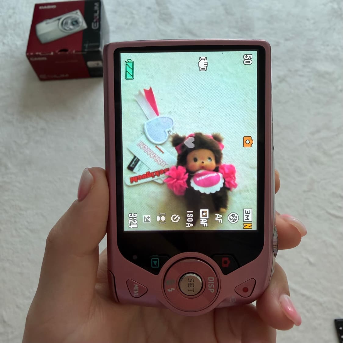 카시오 엑슬림 z2000 핑크 상품이미지6