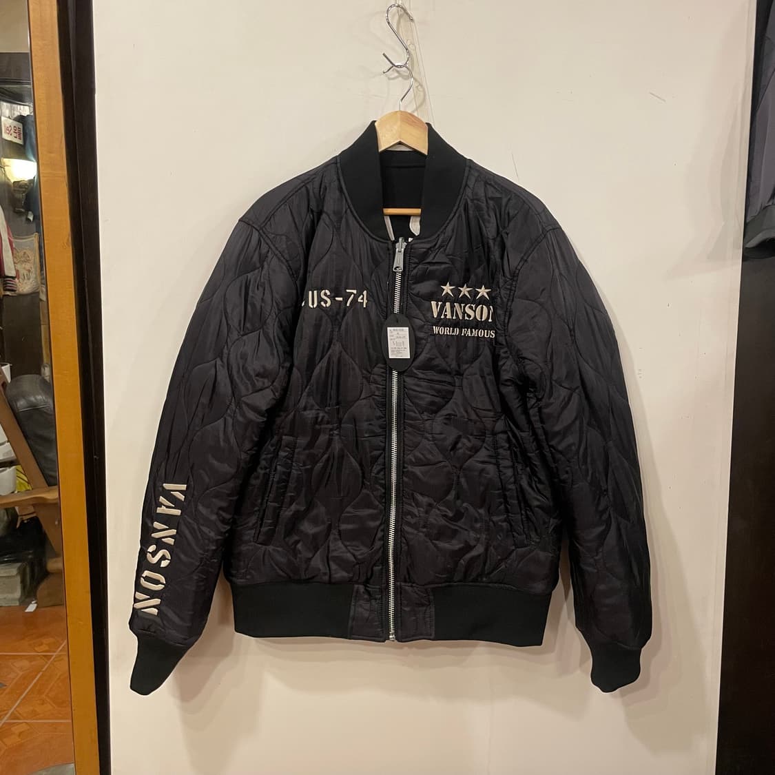 밴슨 리버시블 바시티자켓 XL 상품이미지5