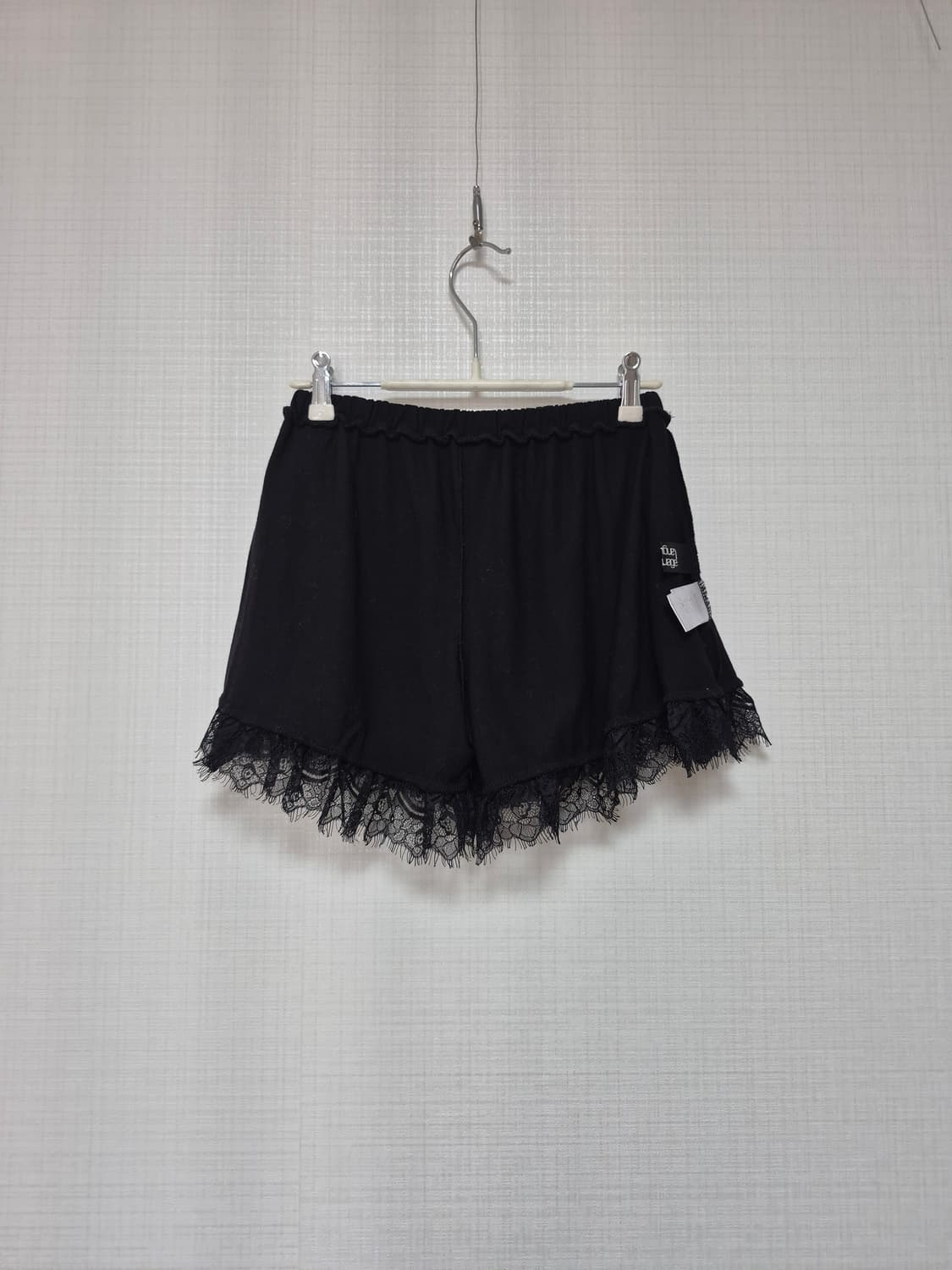Language 초고전템 히메카지 블랙 수술레이스 프릴팬츠 상품이미지5