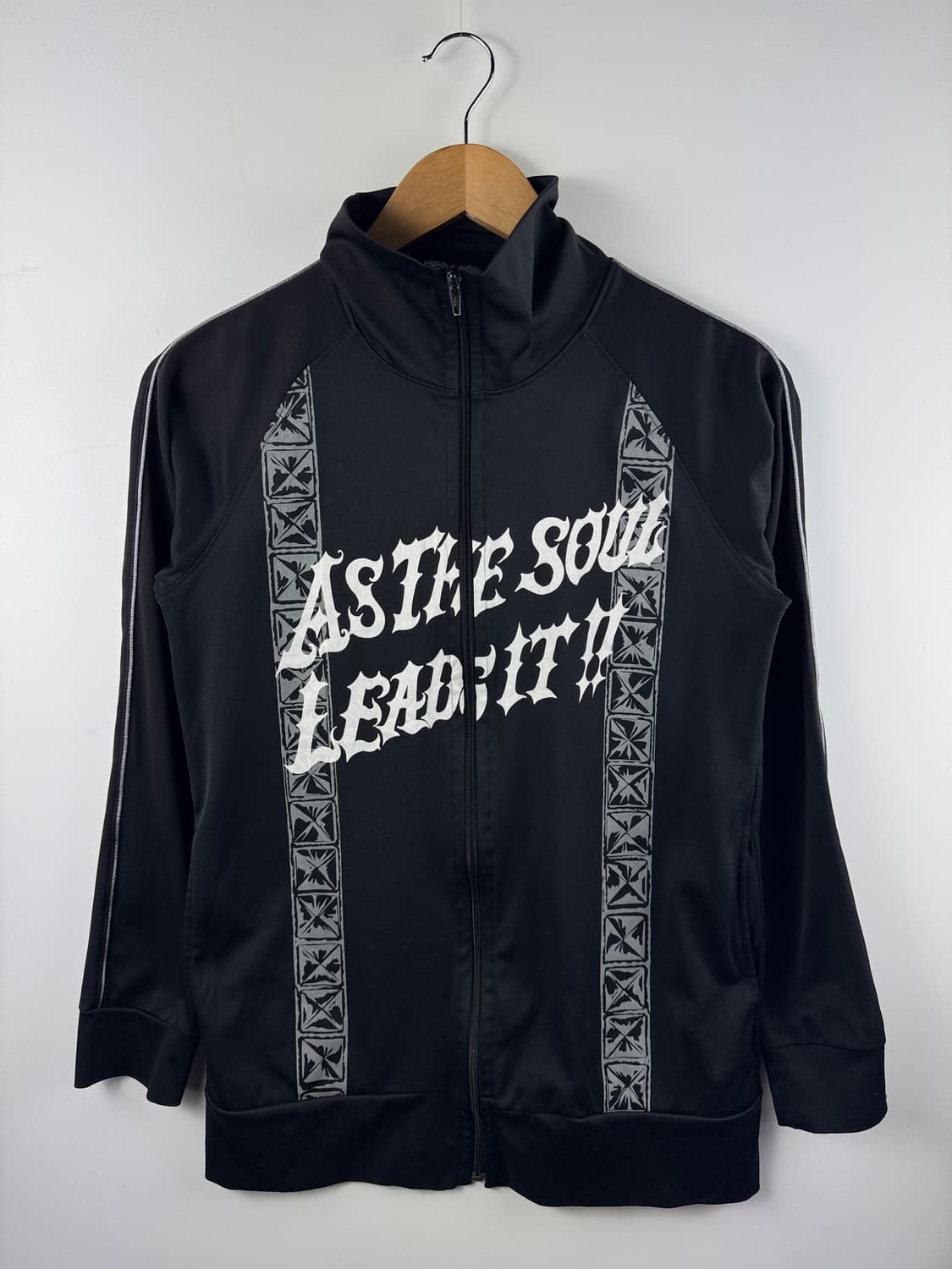 JPN Y2K 락펑크 스터드 트랙탑져지1717 상품이미지1