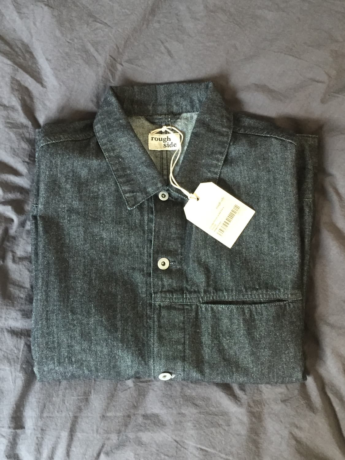 러프사이드 Lounge Denim Jacket Black 상품이미지1