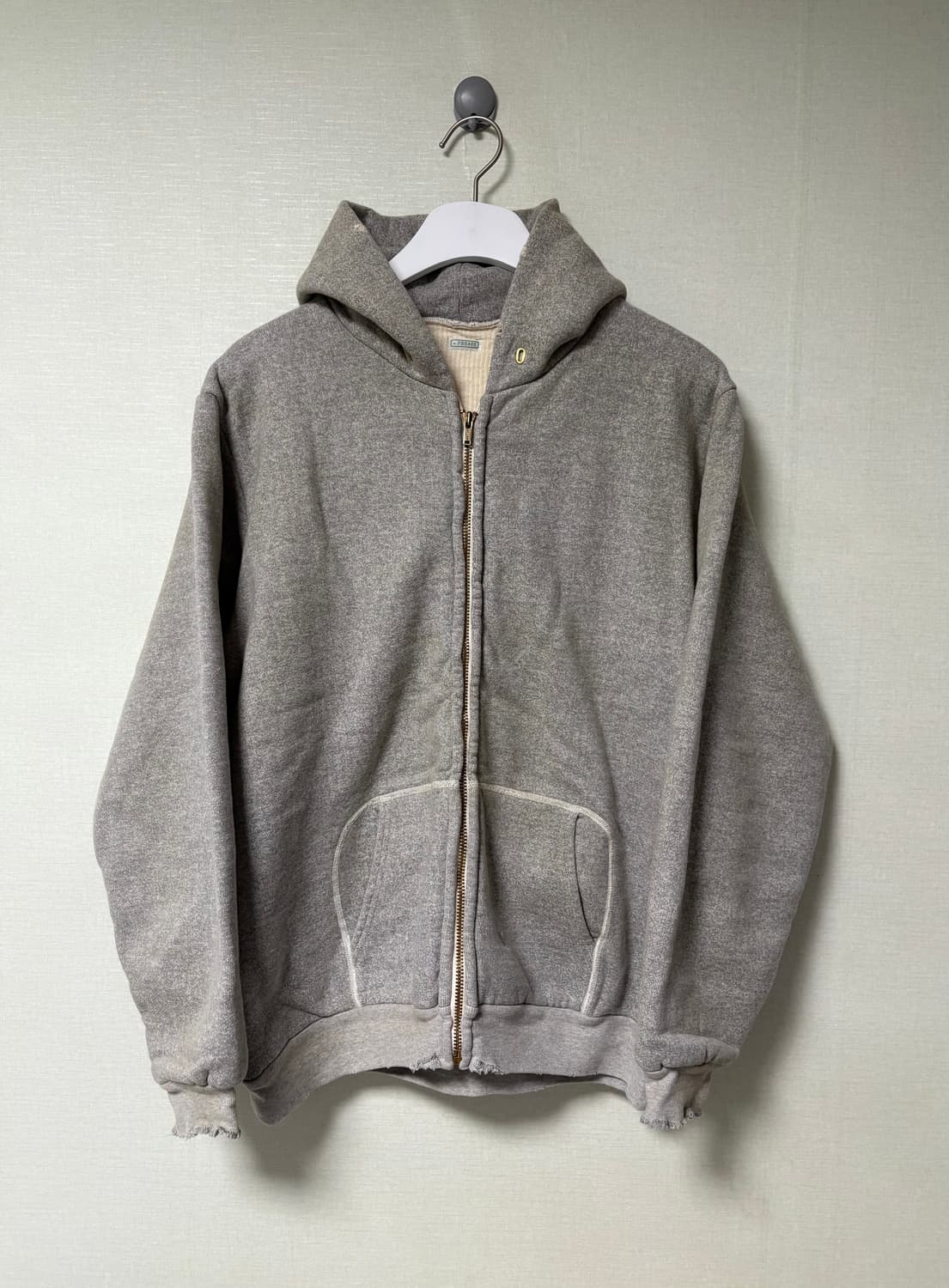 [1] 24fw 아프레쎄 후드집업 그레이 상품이미지2