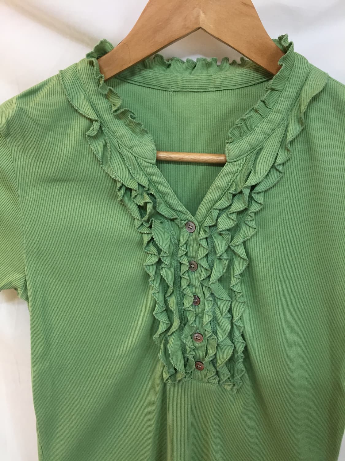 프릴 포인트 티셔츠 상품이미지2