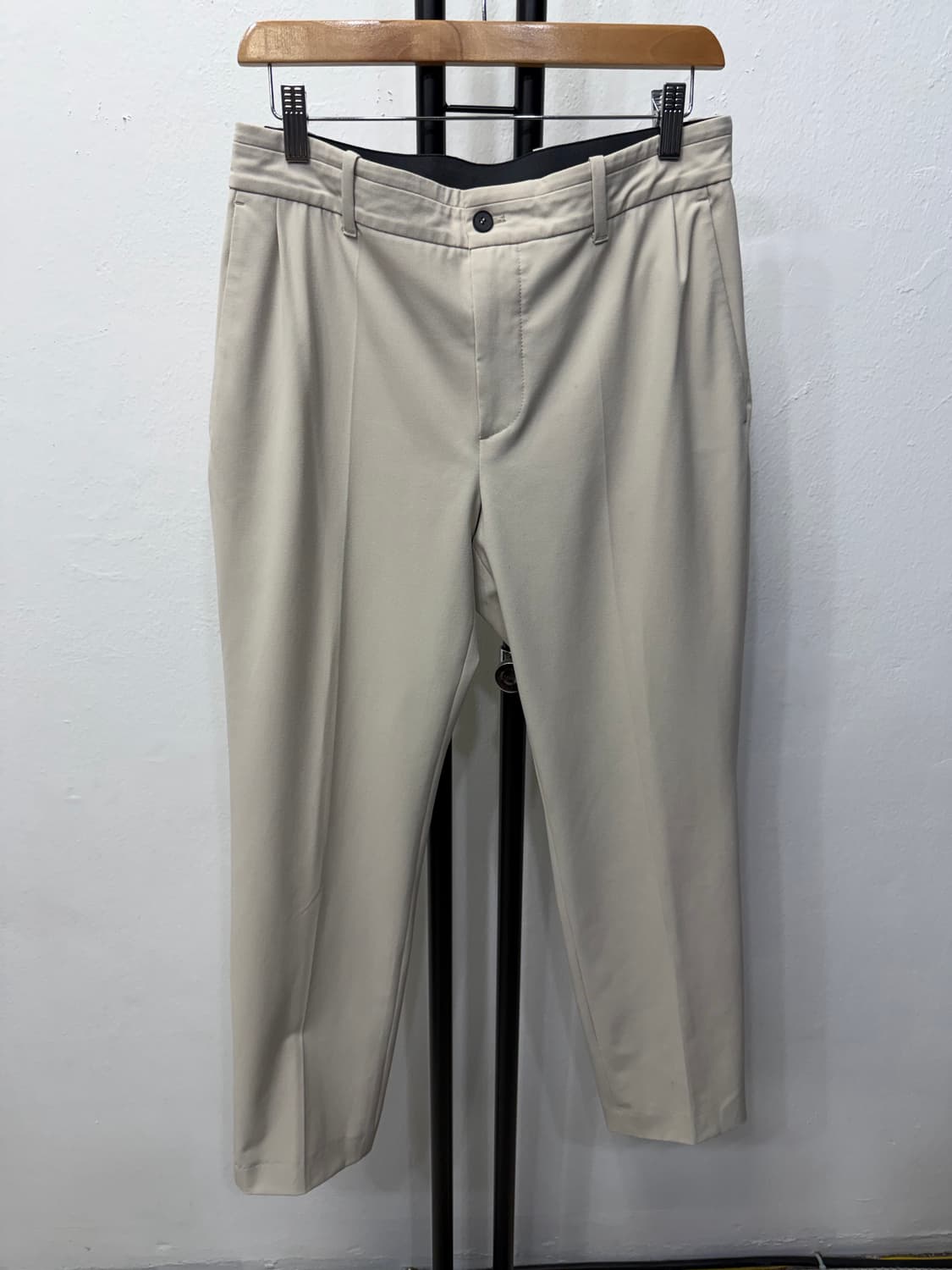정품) 타임옴므 한섬 22ss 베이지 슬랙스 바지 78(30) 상품이미지1