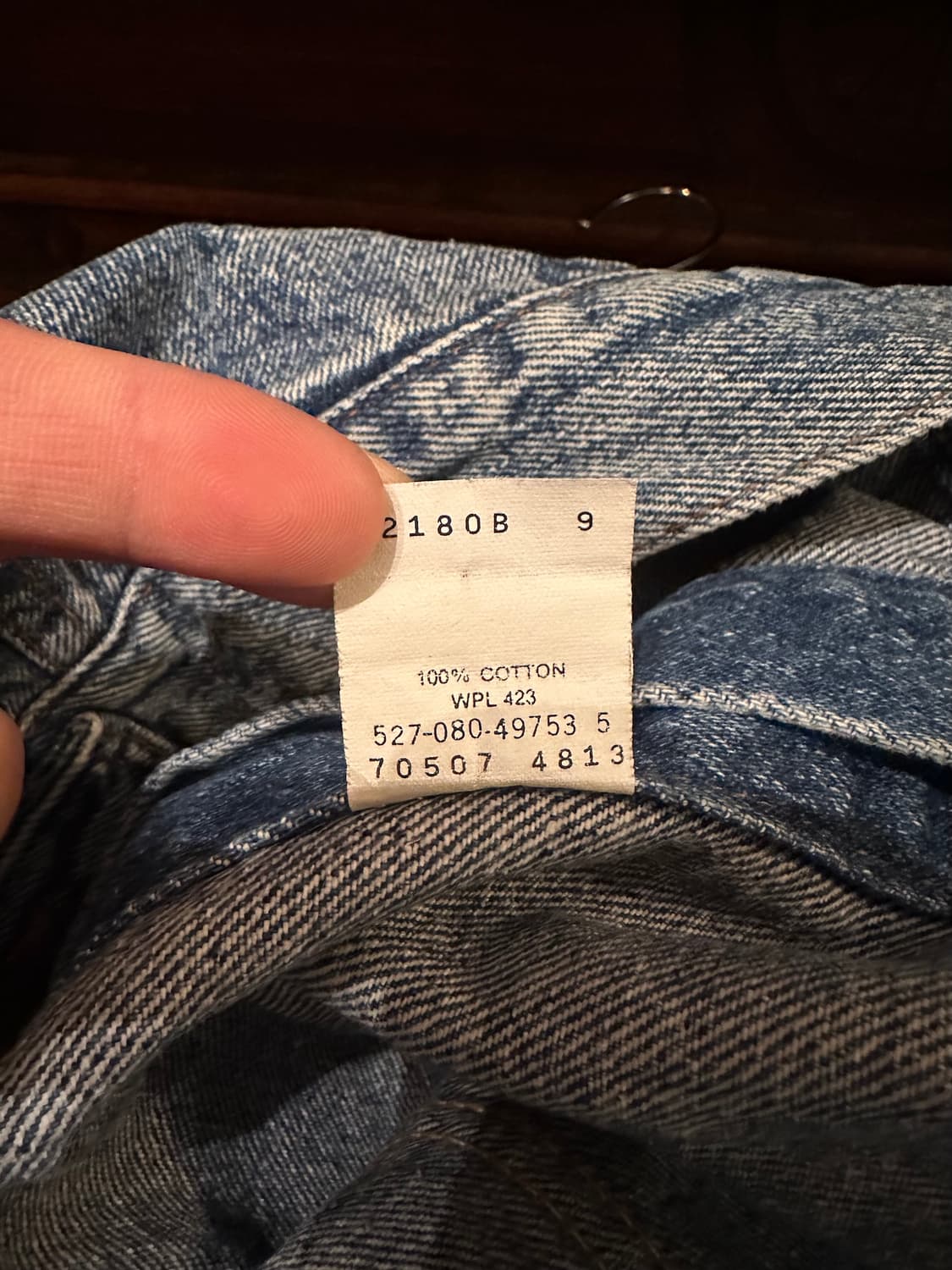 90s USA 빈티지 리바이스 70507 3세대 데님 트러커 자켓 상품이미지9