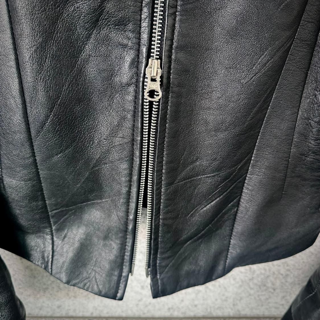 EKAM 002 lambskin leather jacket L 상품이미지6