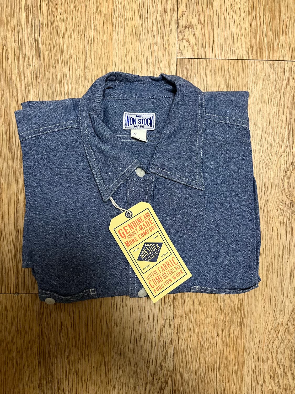 [새상품] 브론슨 샴브레이 셔츠 상품이미지5