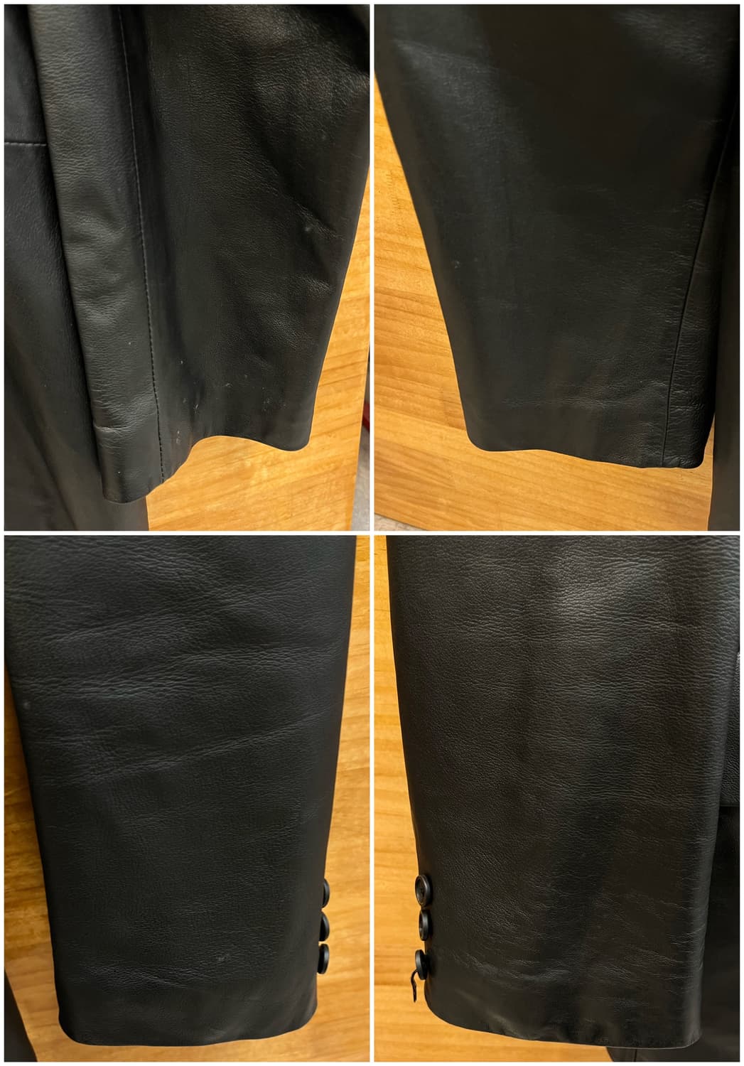 빈티지 양가죽 레더 자켓 블랙 105 #csz3956 상품이미지10