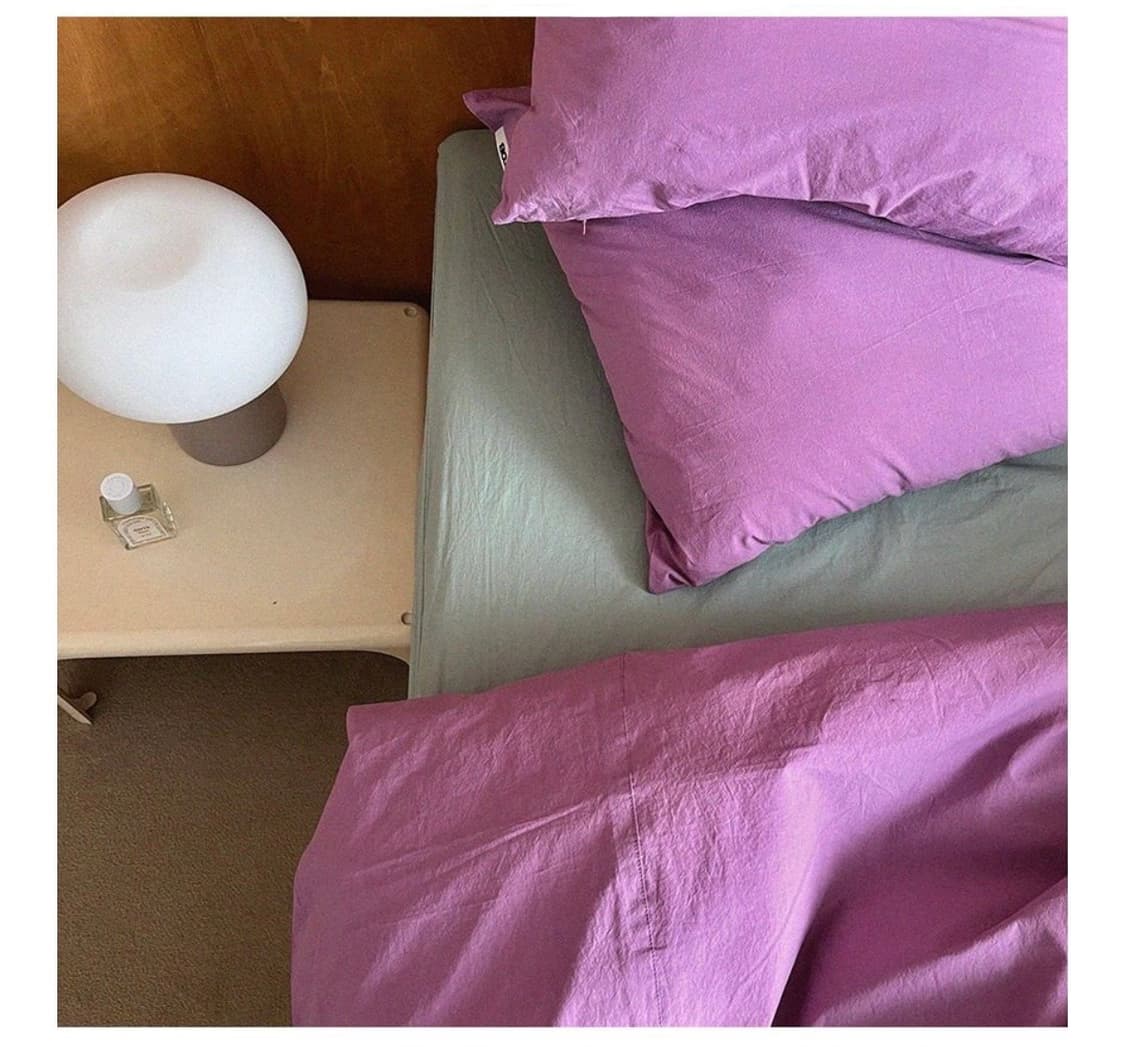 TOB. 토브 스키틀즈 퍼플핑크 고밀도 이불커버 SS 상품이미지5