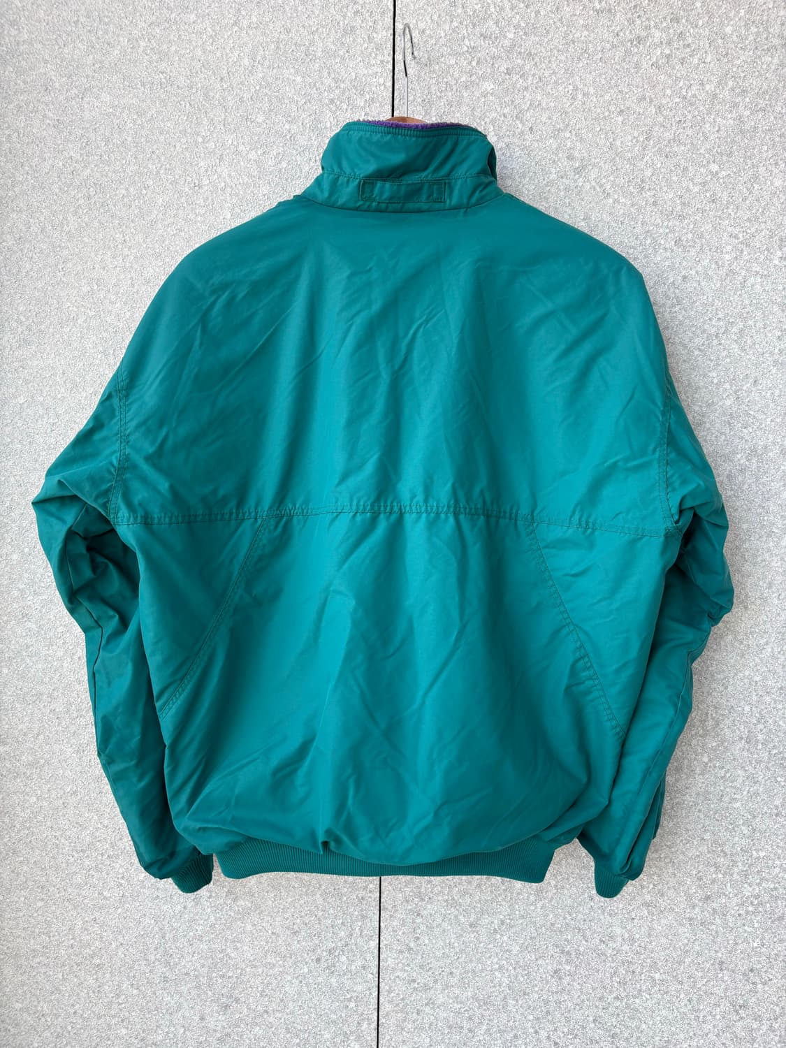 80's 파타고니아 신칠라 쉘드 봄버 자켓 틸그린 퍼플 L 상품이미지2