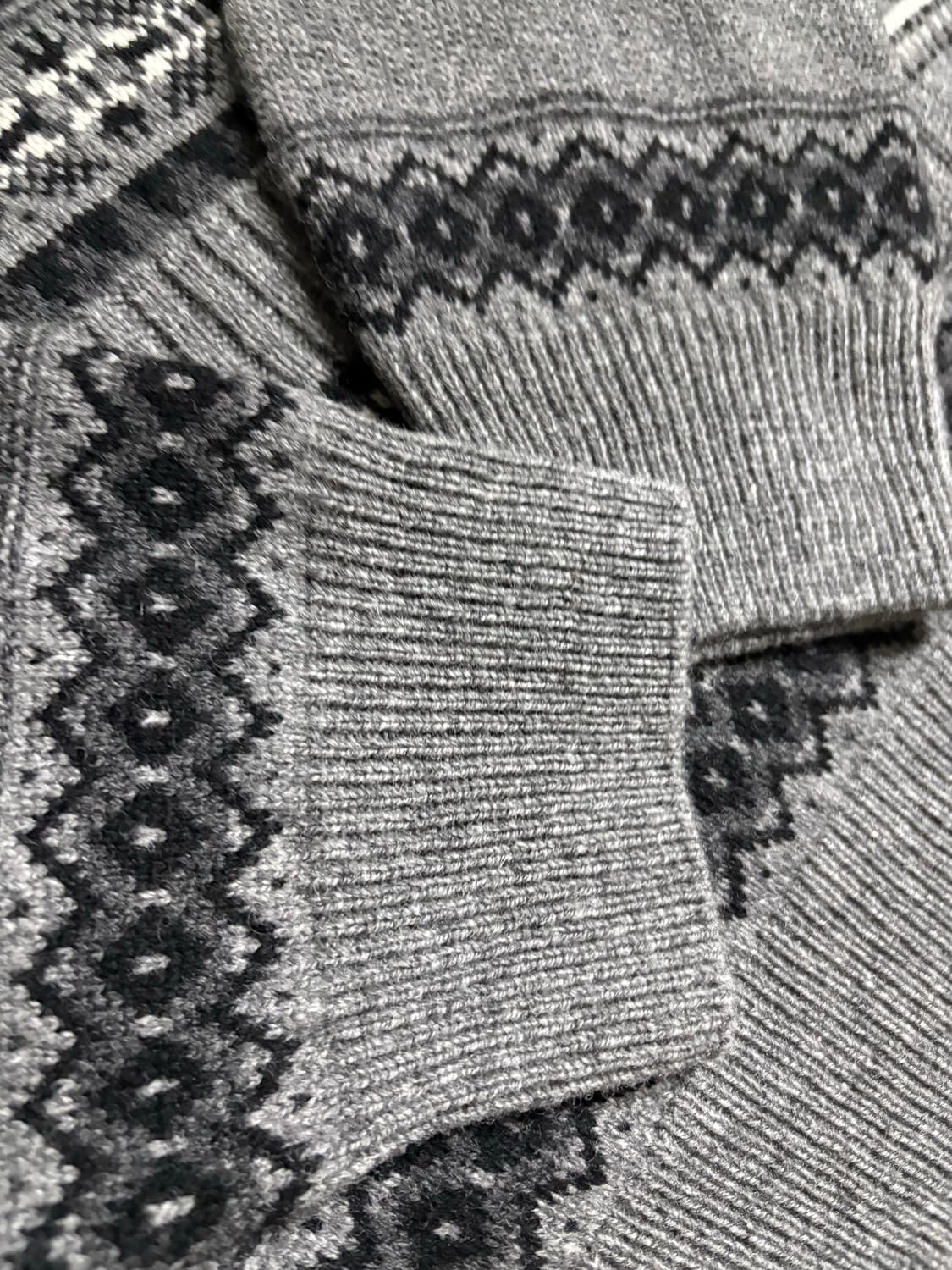 솔로이스트 25aw 페어아일 니트 상품이미지7