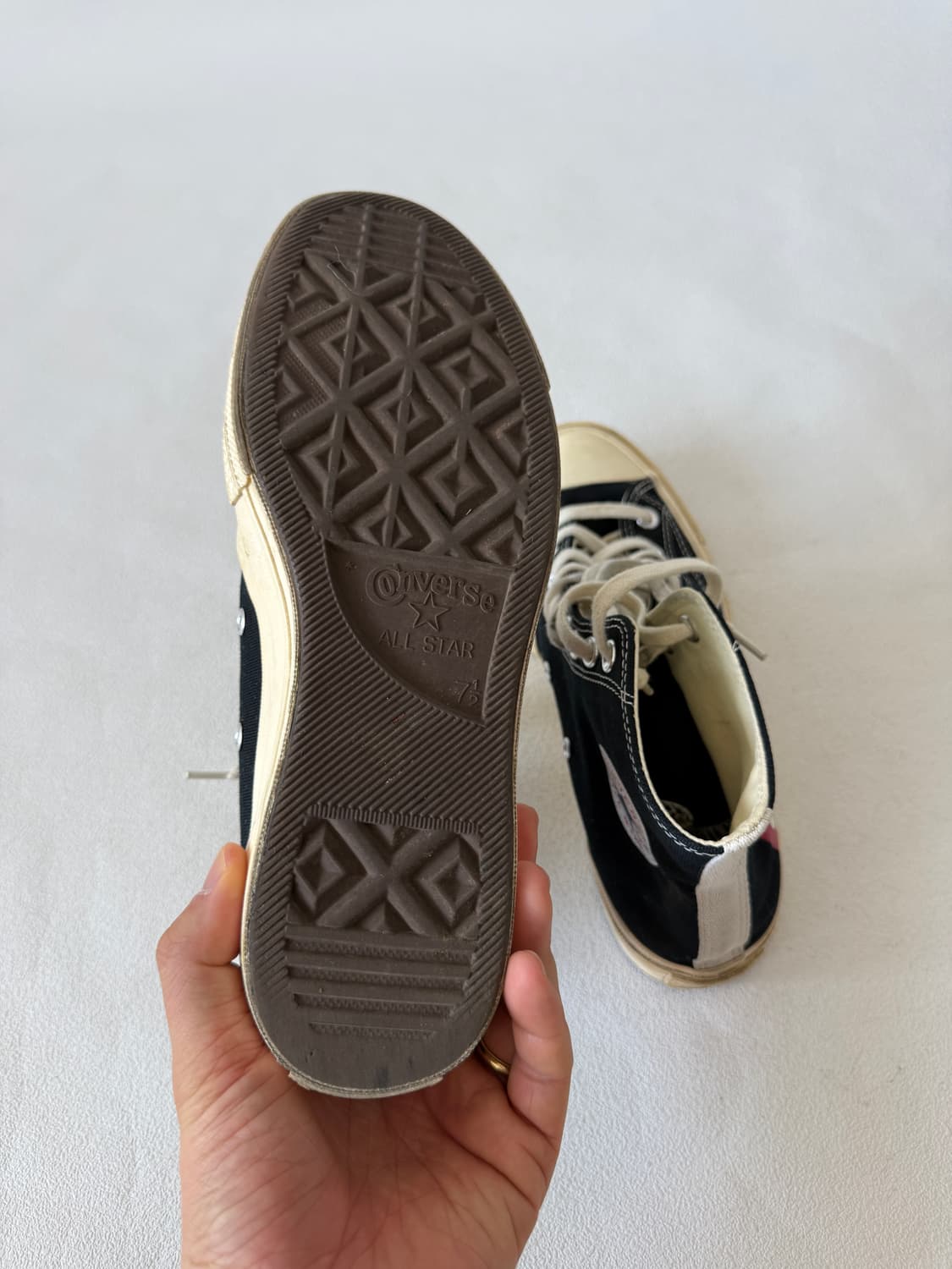 [260]컨버스X꼼데가르송 척테일러 하이 상품이미지8