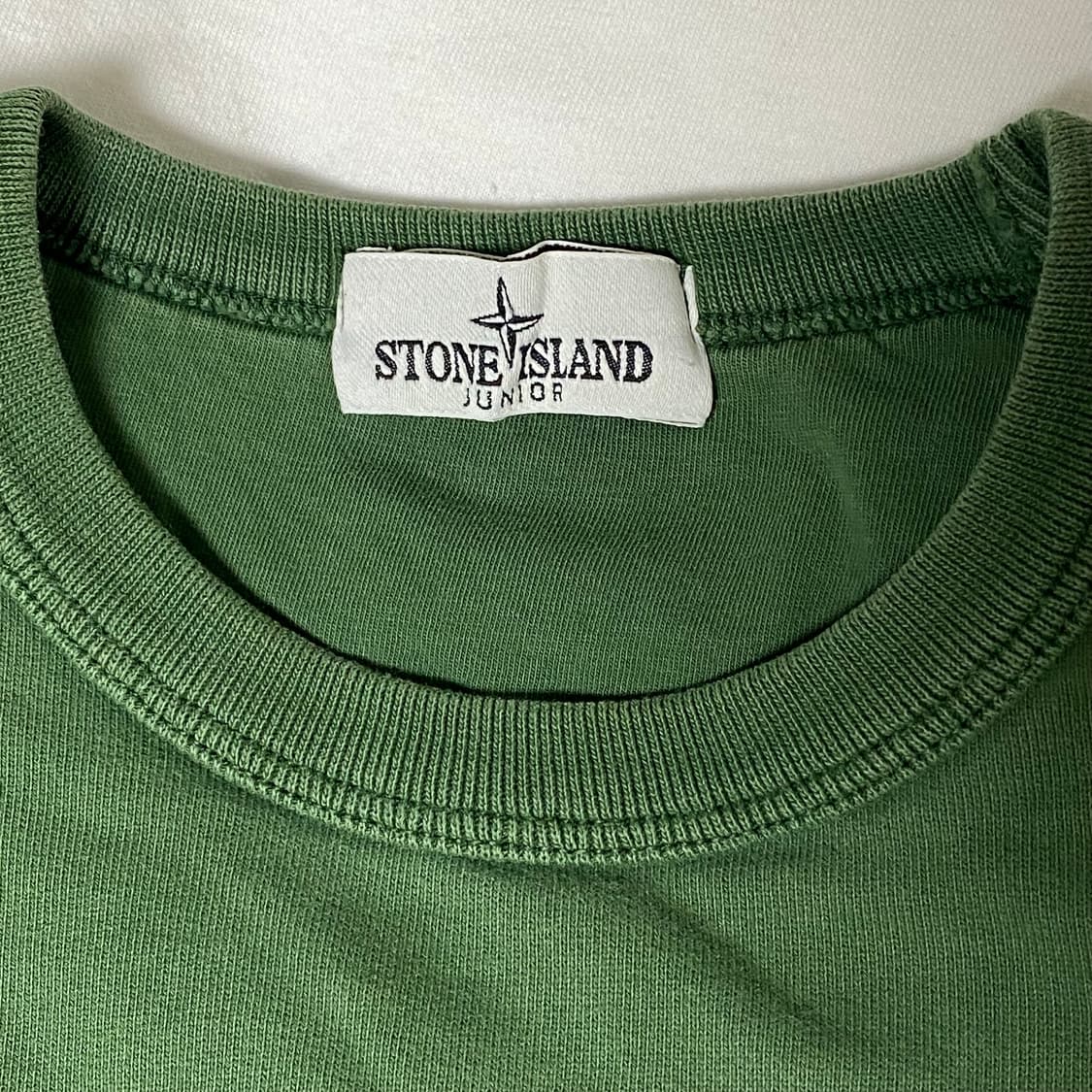 스톤아일랜드 키즈 맨투맨 그린 상품이미지4