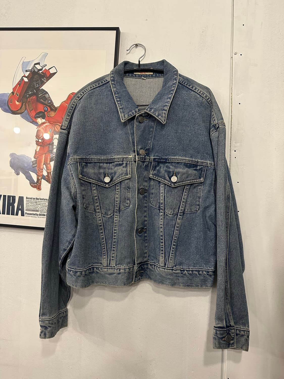 M)게스 청자켓 made in usa 상품이미지1