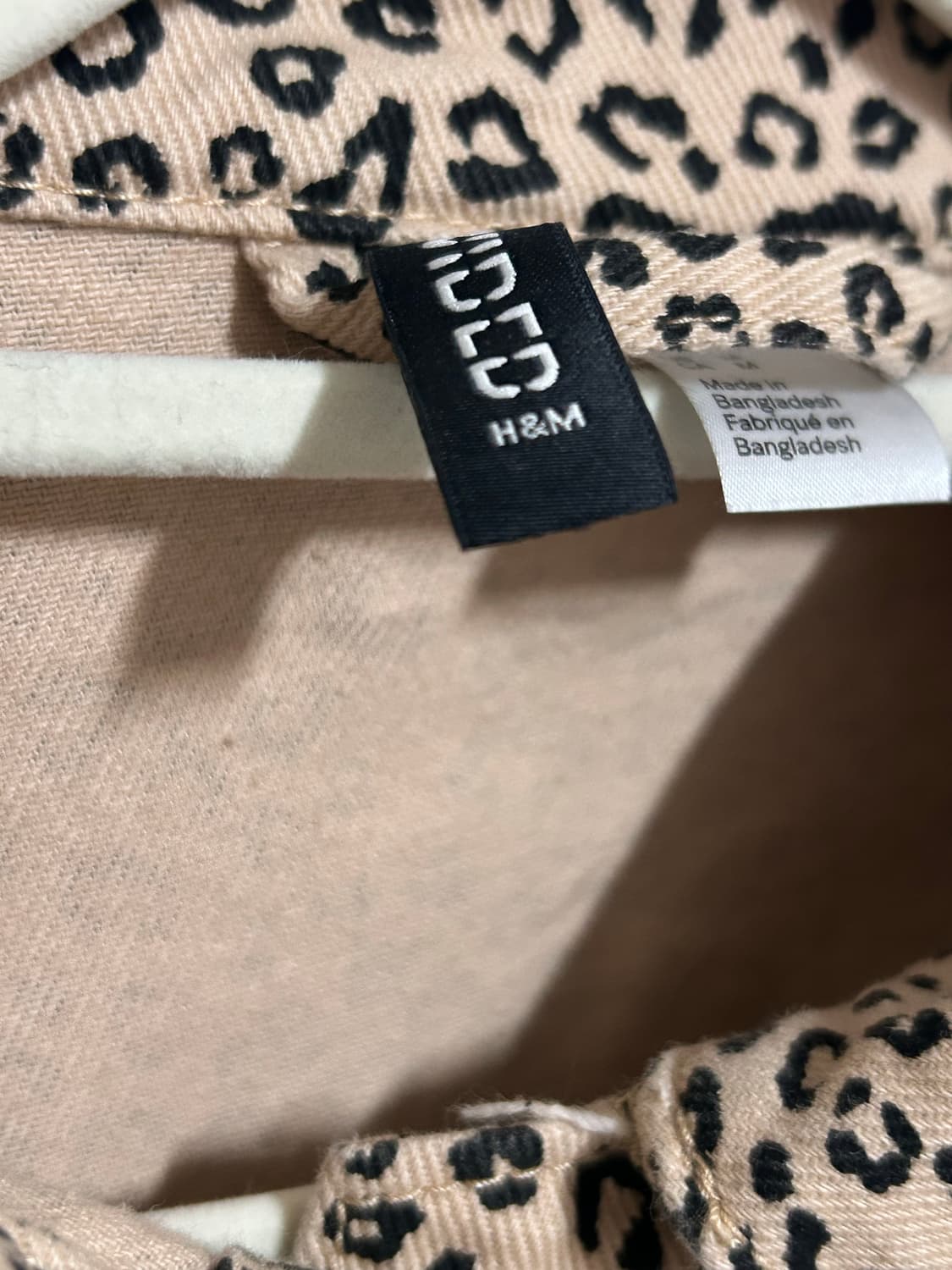 H&M divided 레오파드 자켓 m 상품이미지3