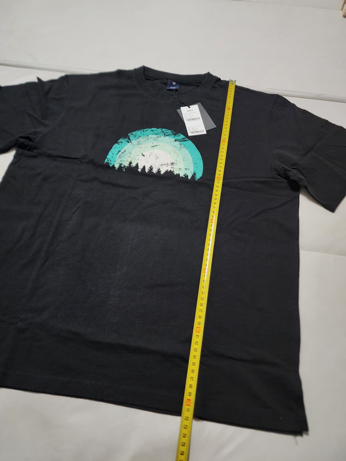 스위브반팔티셔츠블랙L 상품이미지7