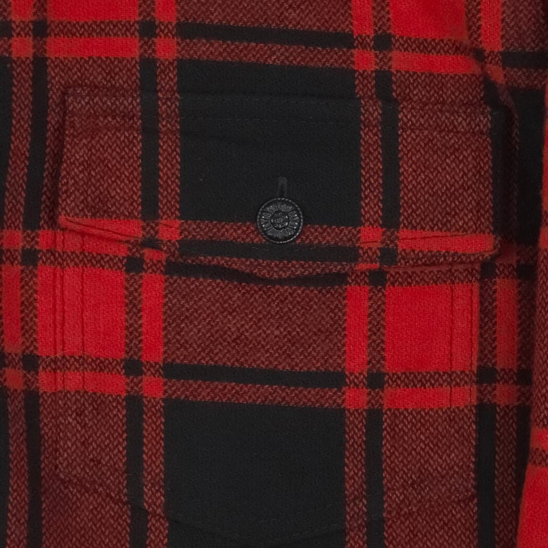 [XS] 오프화이트 오버핏 플란넬 체크셔츠 상품이미지4