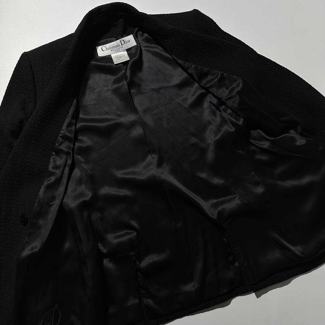 크리스챤 디올 부띠끄 바이 존 갈리아노 자카드 더블 블레이저 자켓 상품이미지9