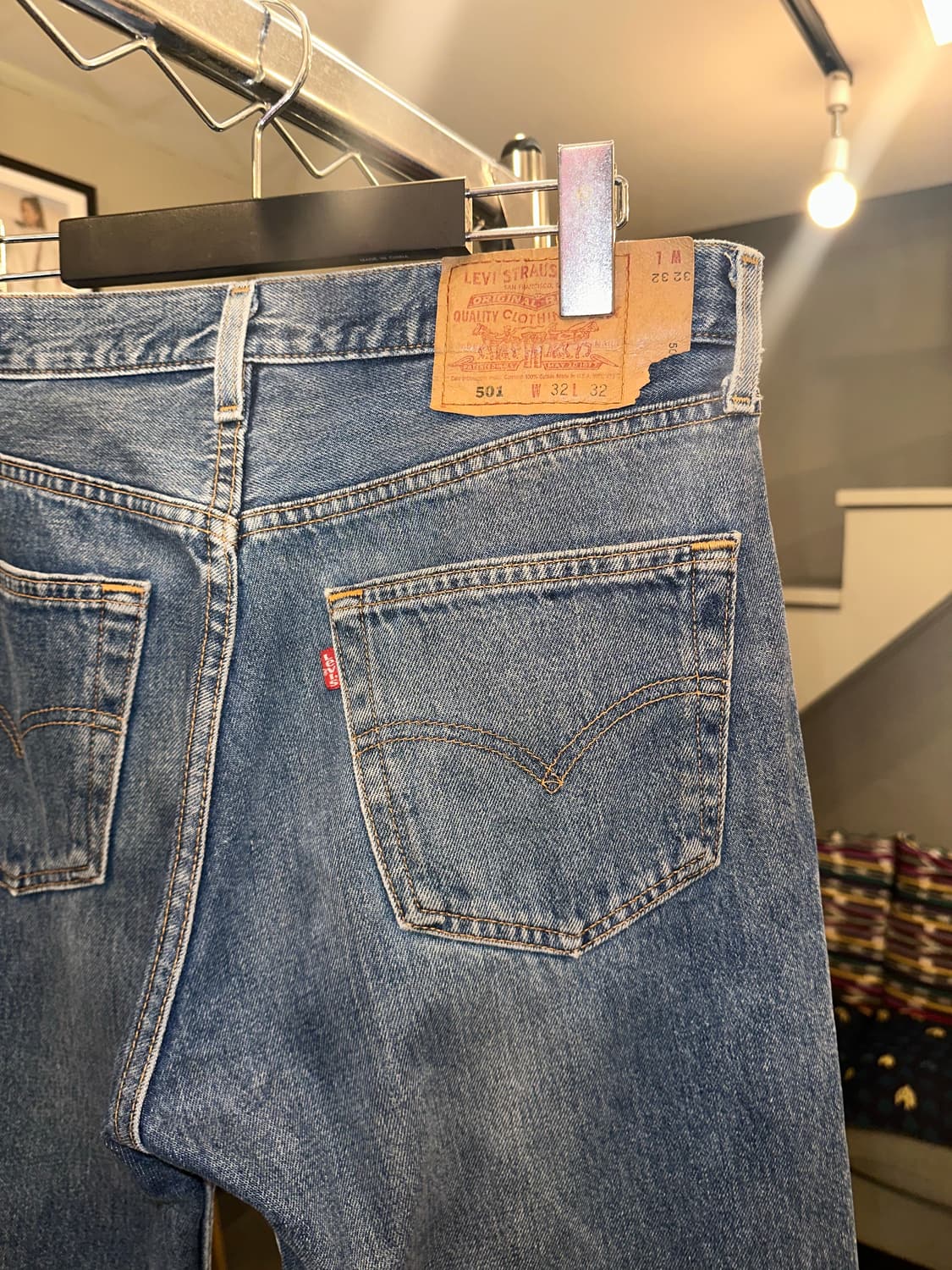 90’s Levi’s 501 line basic washed denim  상품이미지8