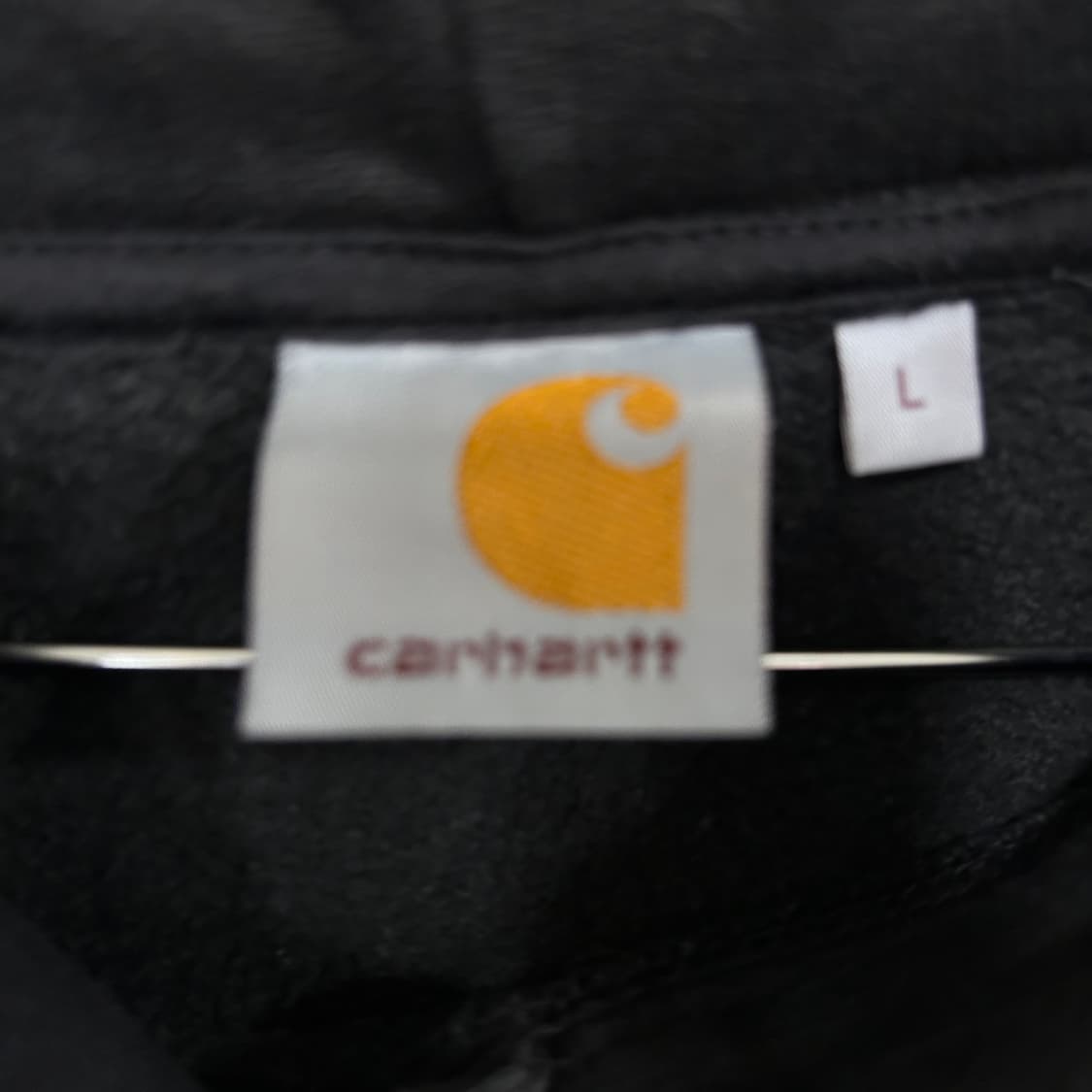 칼하트 빅 로고 기모 루즈핏 헤비코튼 후드티 상품이미지3