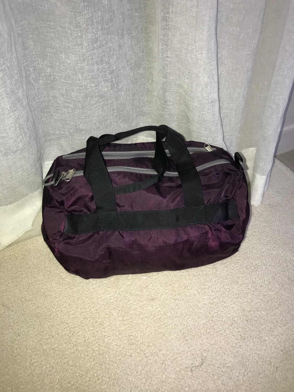 노스페이스 빈티지 버건디 딥퍼플 더블팩 백팩 상품이미지2