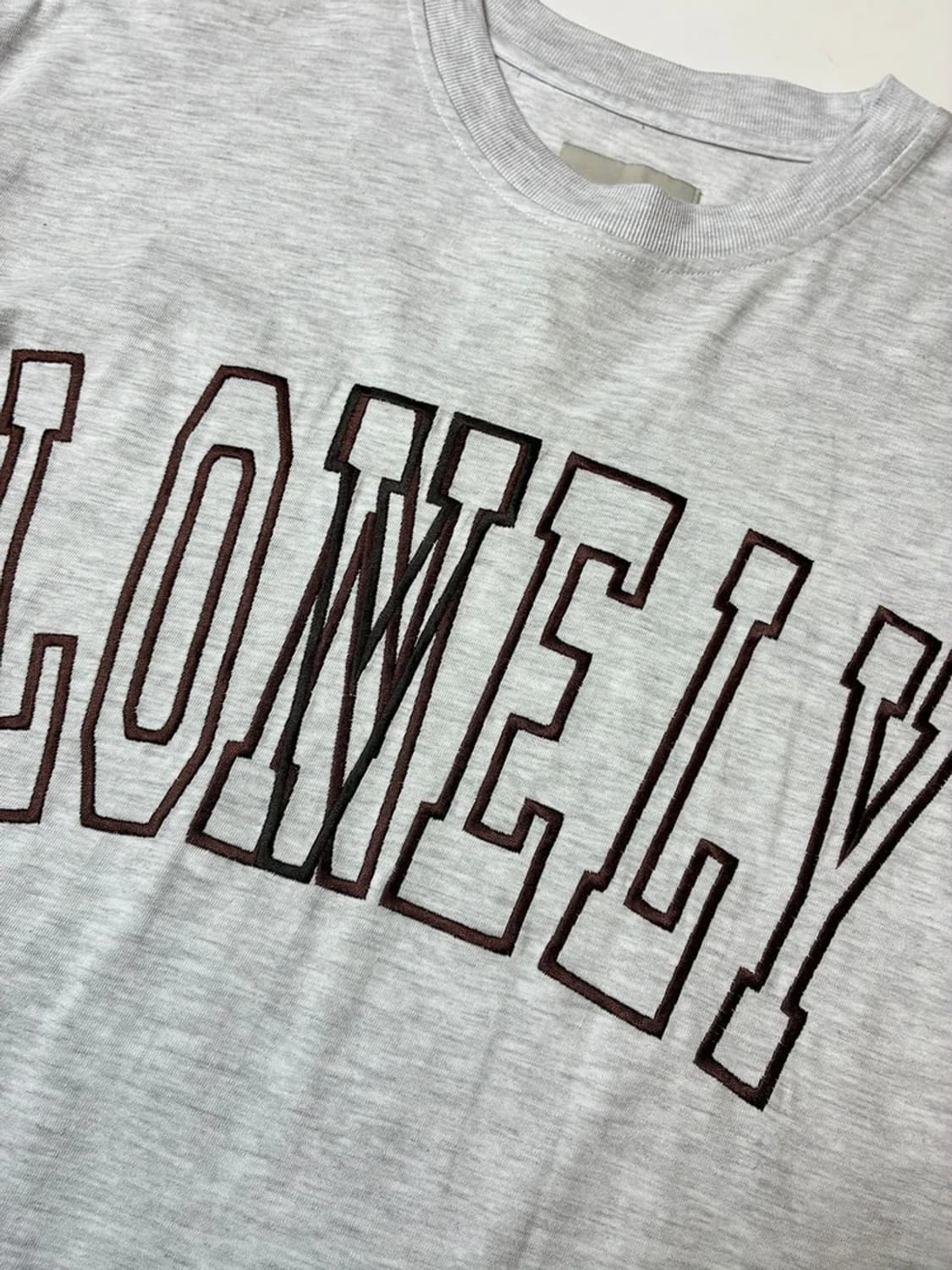 노앙 23SS 오버 코튼 론리 맨투맨 PN9329 상품이미지3