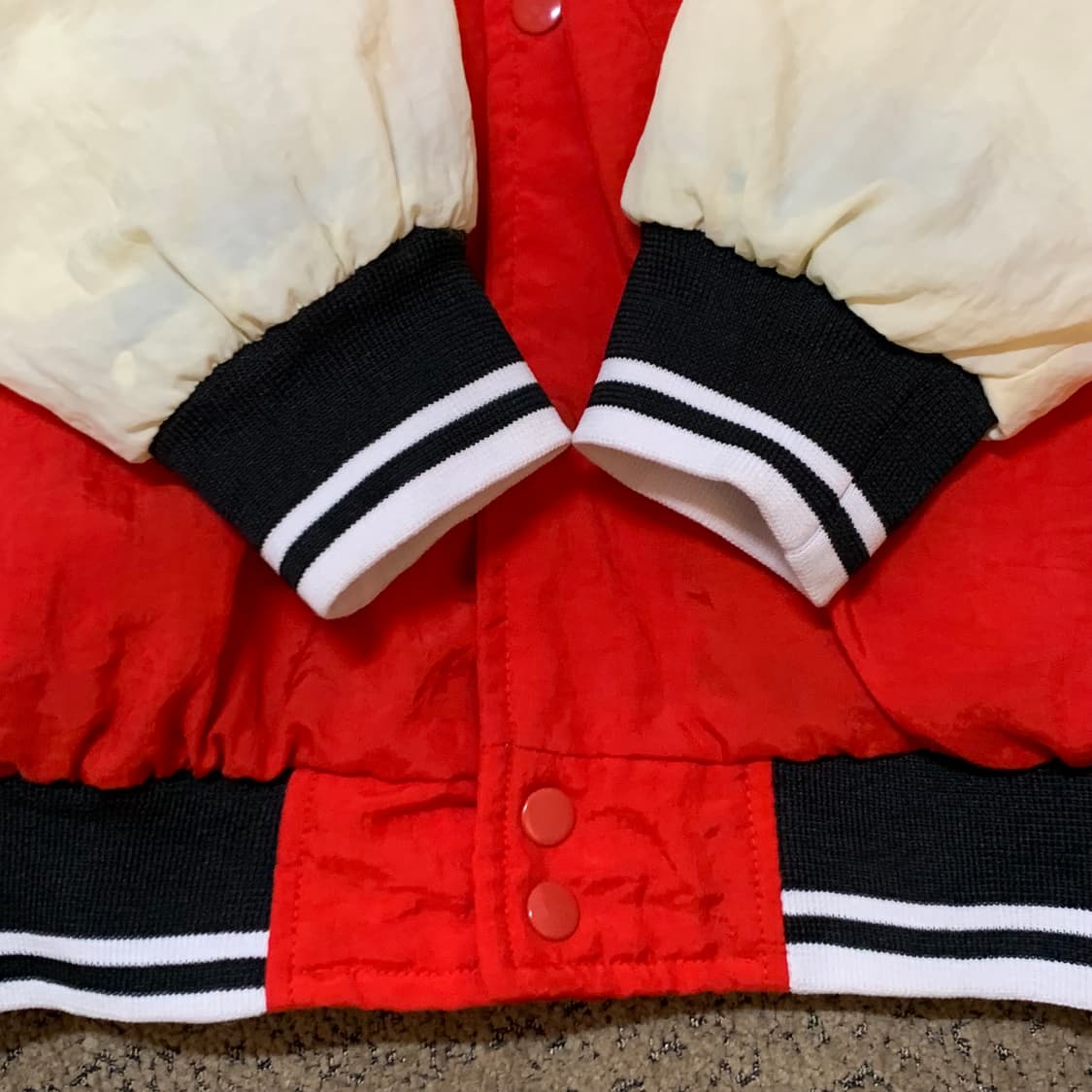 80s 빈티지 Adidas 봄버 자켓 (L) 상품이미지4