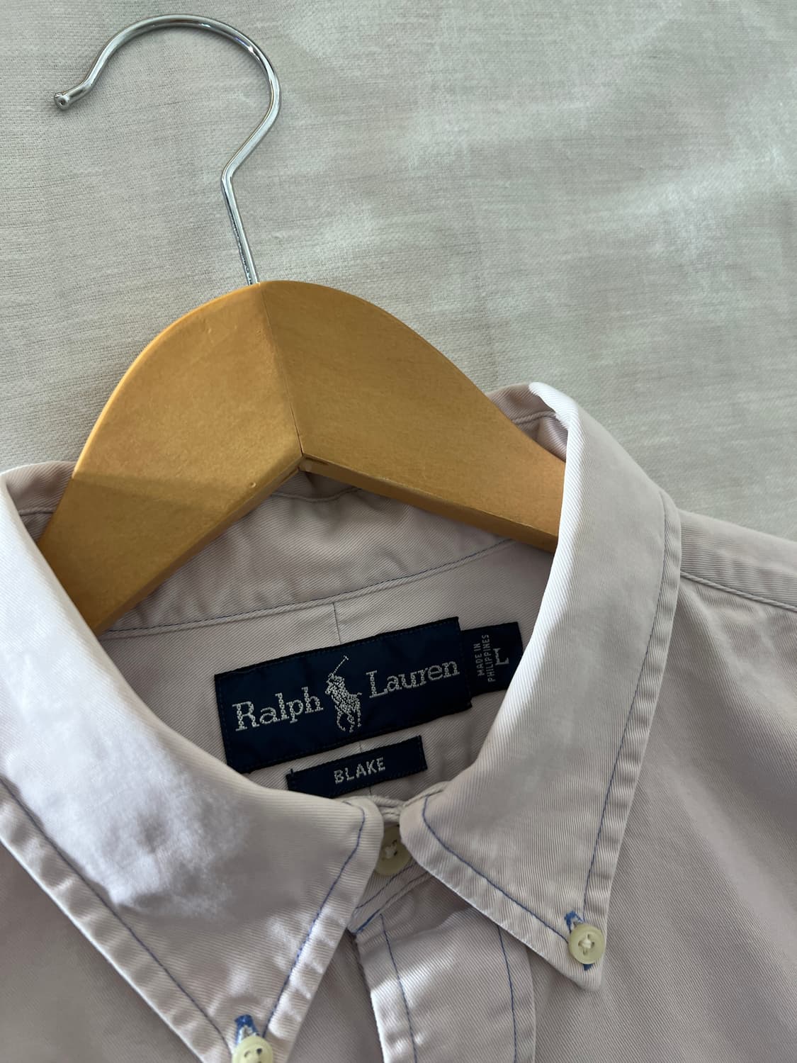 폴로 랄프로렌 솔리드 반팔셔츠 L 상품이미지4