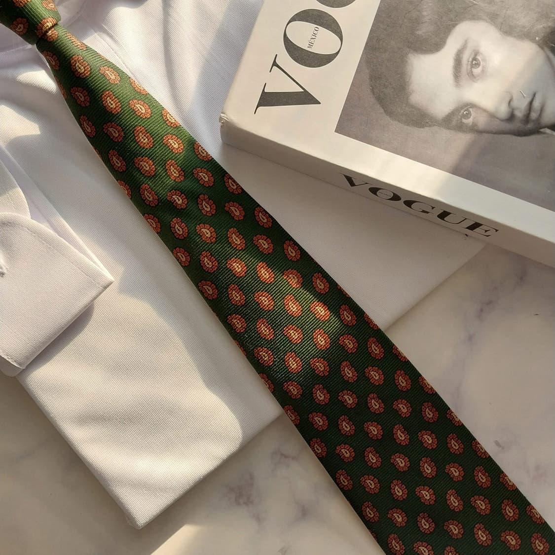 브룩스 브라더스 실크 페이즐리 넥타이 8.6cm A+등급 K1637
 상품이미지8