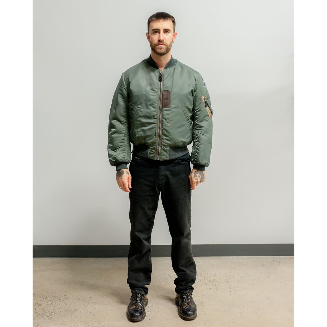 버즈릭슨 Ma-1 slender oirginal spec. green 상품이미지1