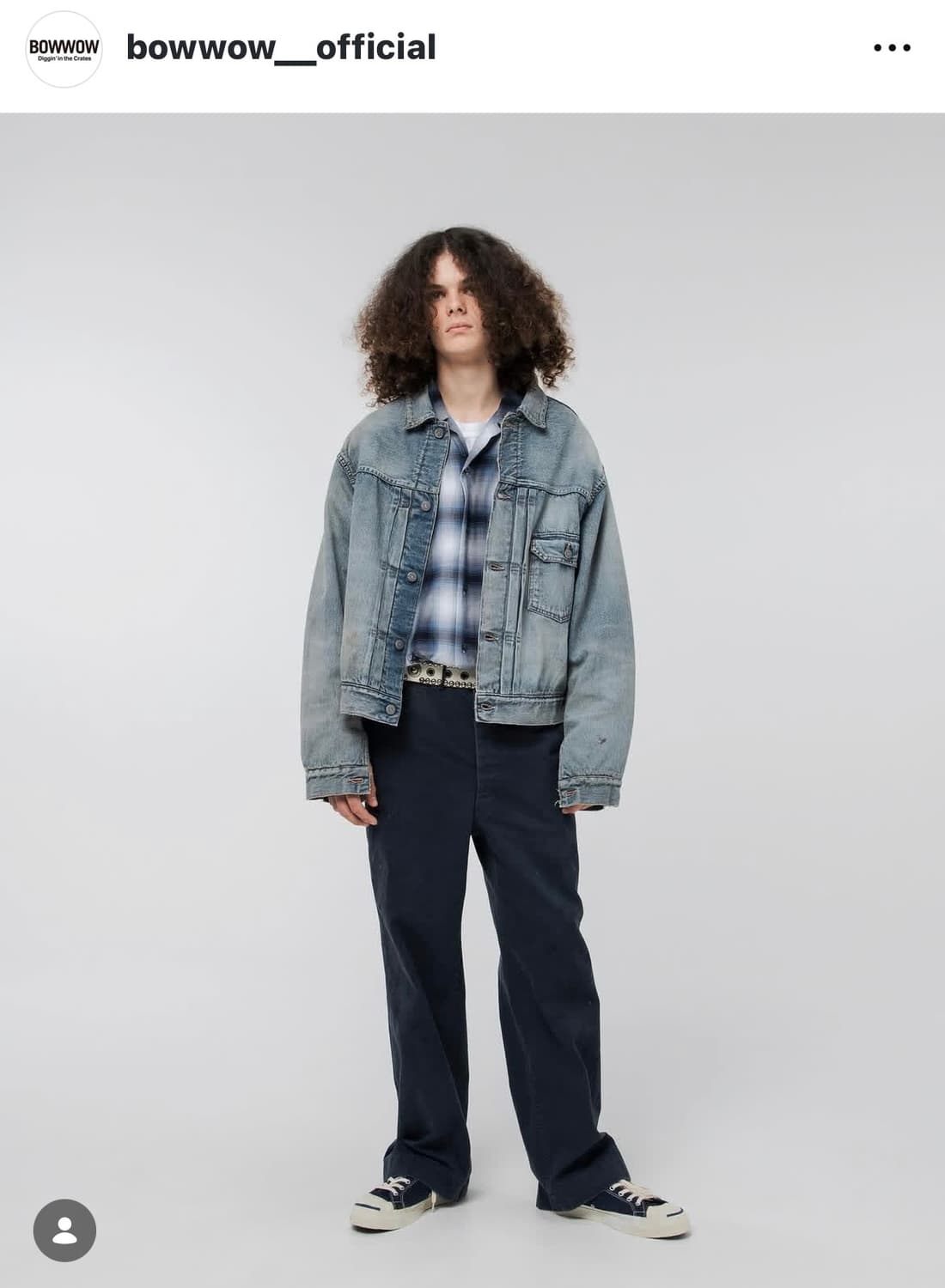 BOWWOW COTTON RAYON BLUE PLAIDS SHIRTS 상품이미지1