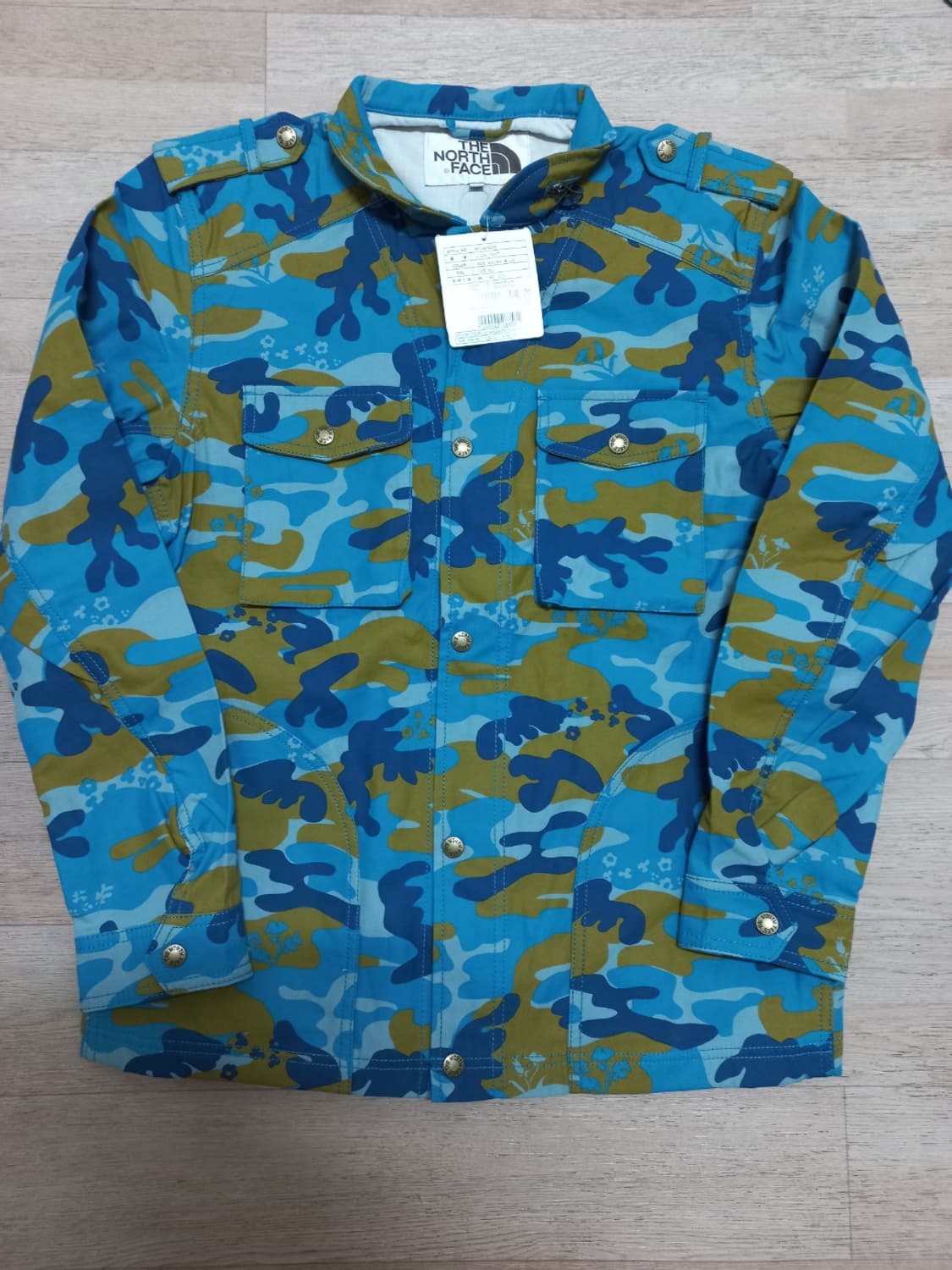 노스페이스 카모 야상 윌로우 자켓 100L사이즈 새제품 상품이미지1